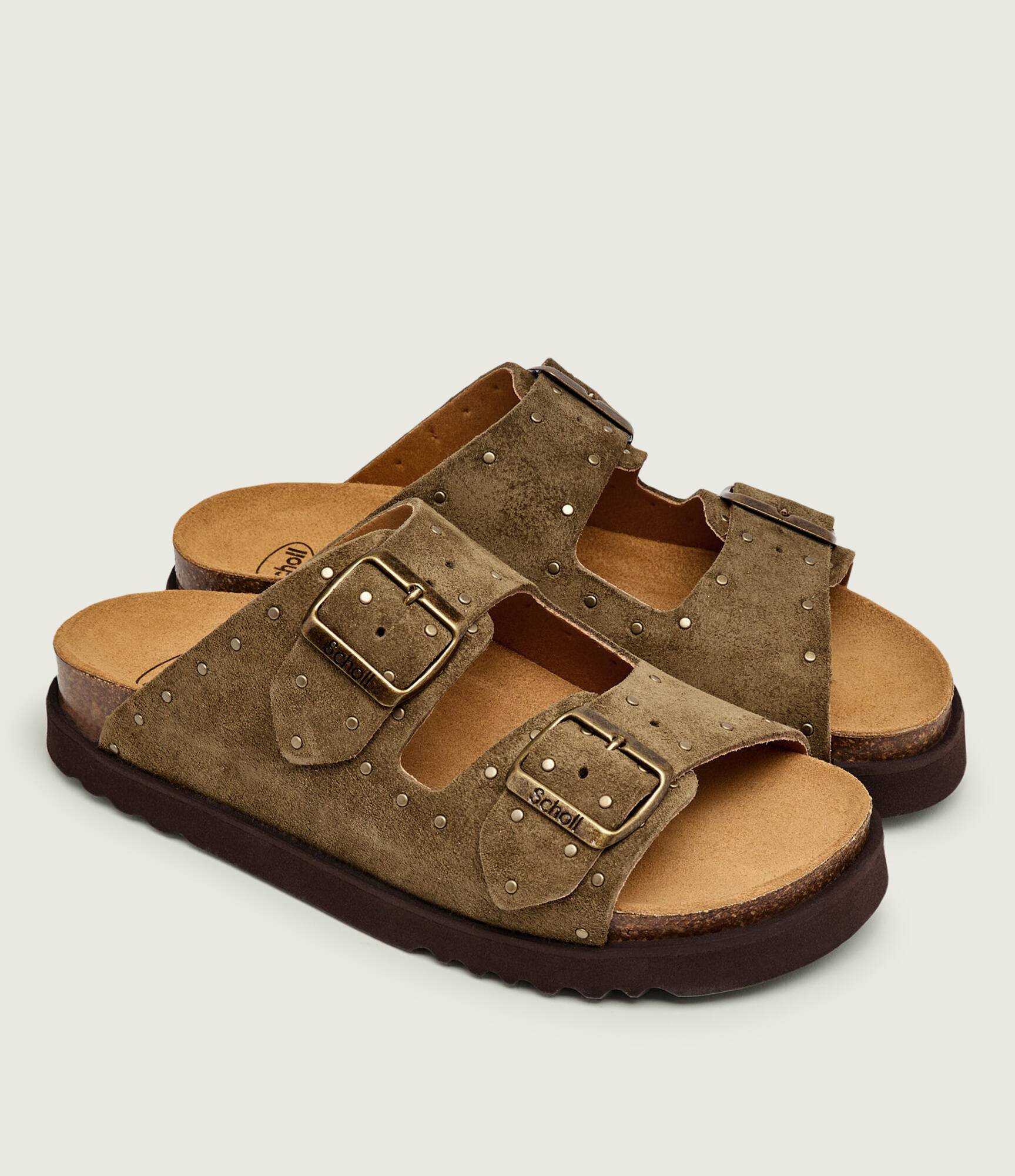 Scholl Șlapi BEATRIZ | piele întoarsă