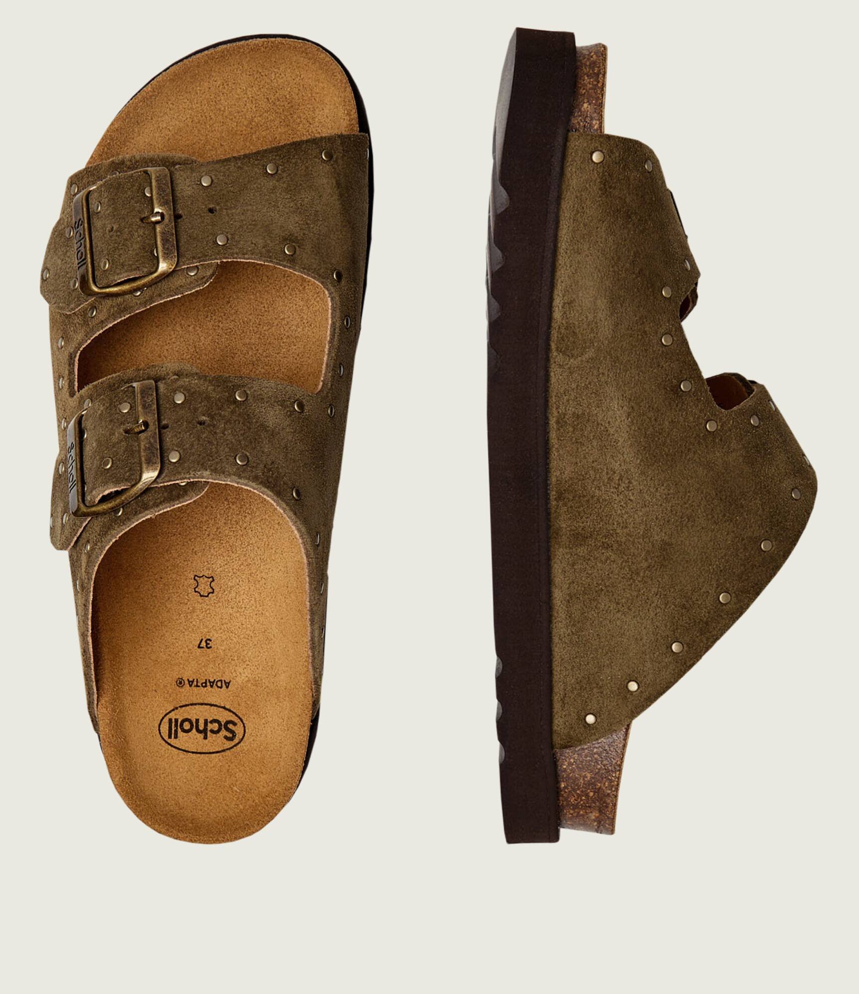 Scholl Șlapi BEATRIZ | piele întoarsă