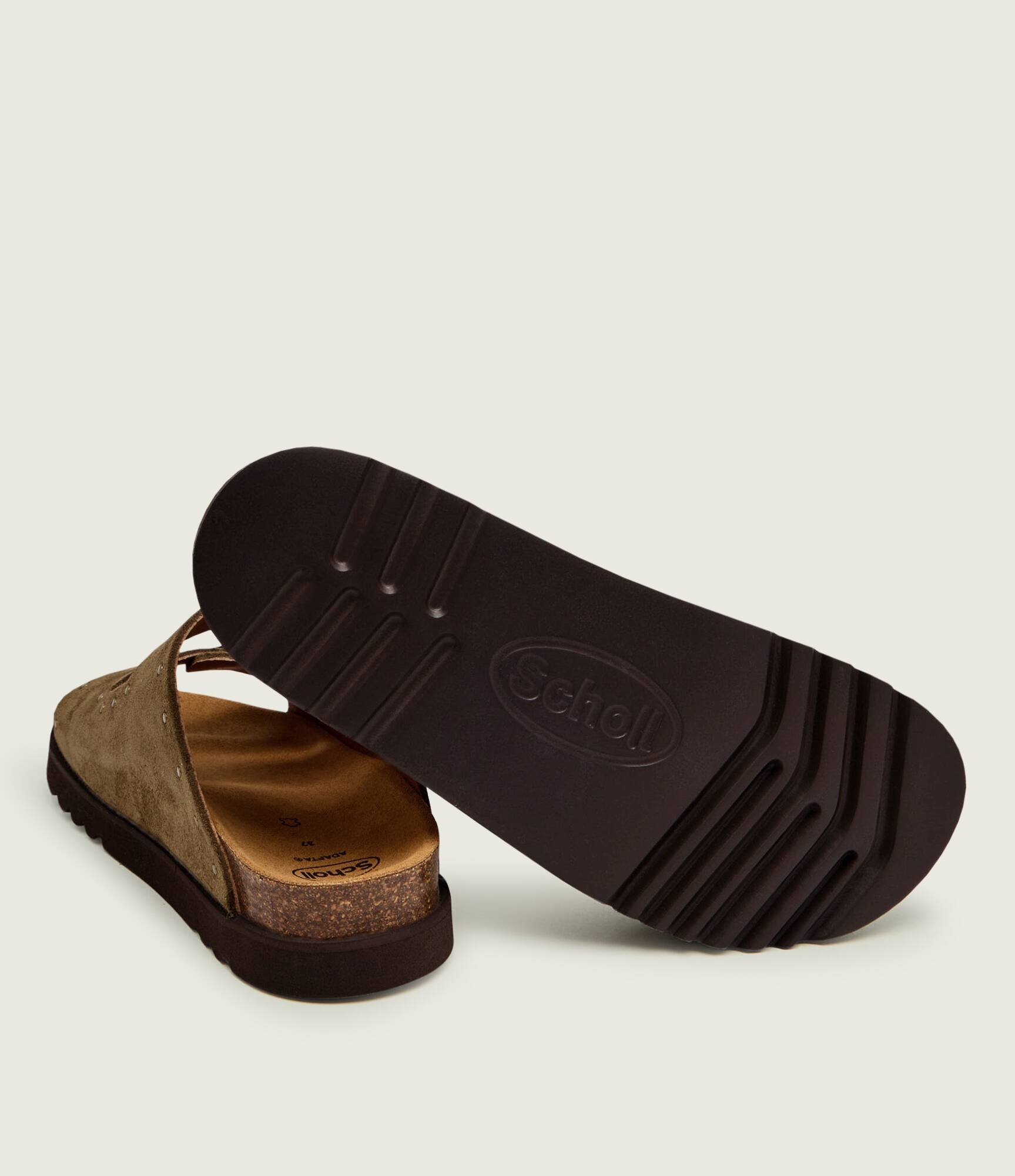 Scholl Șlapi BEATRIZ | piele întoarsă