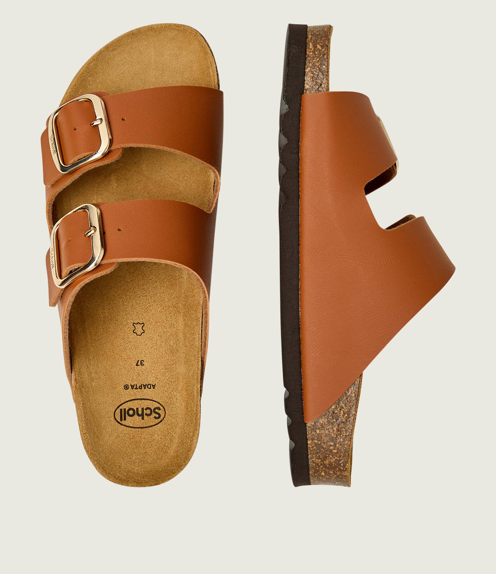 Scholl Șlapi JOSEPHINE | piele întoarsă