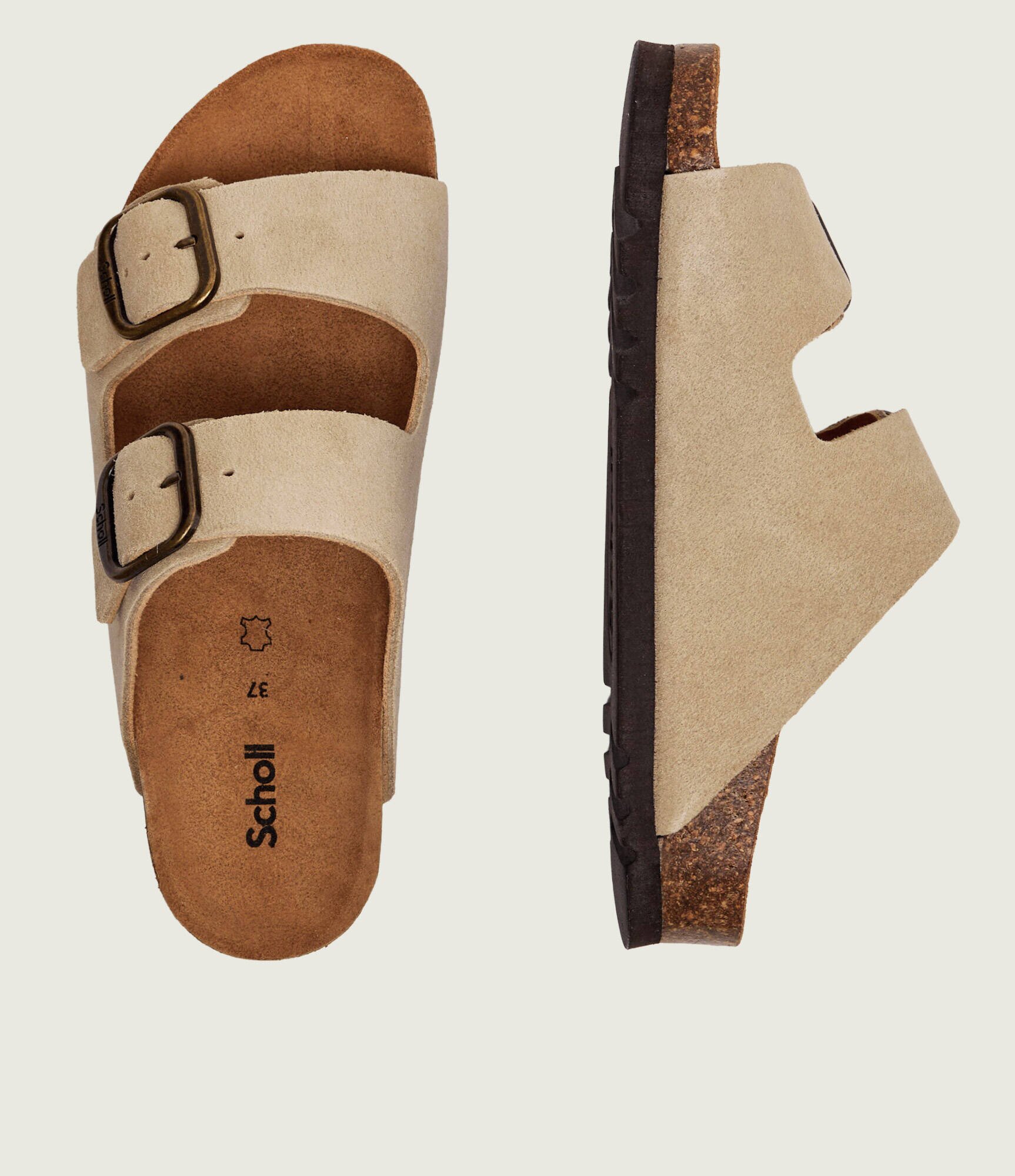 Scholl Șlapi JOSEPHINE | piele întoarsă