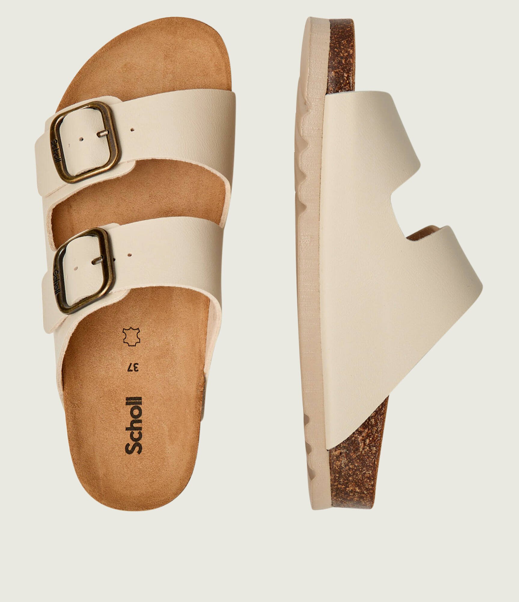 Scholl Șlapi JOSEPHINE | piele întoarsă