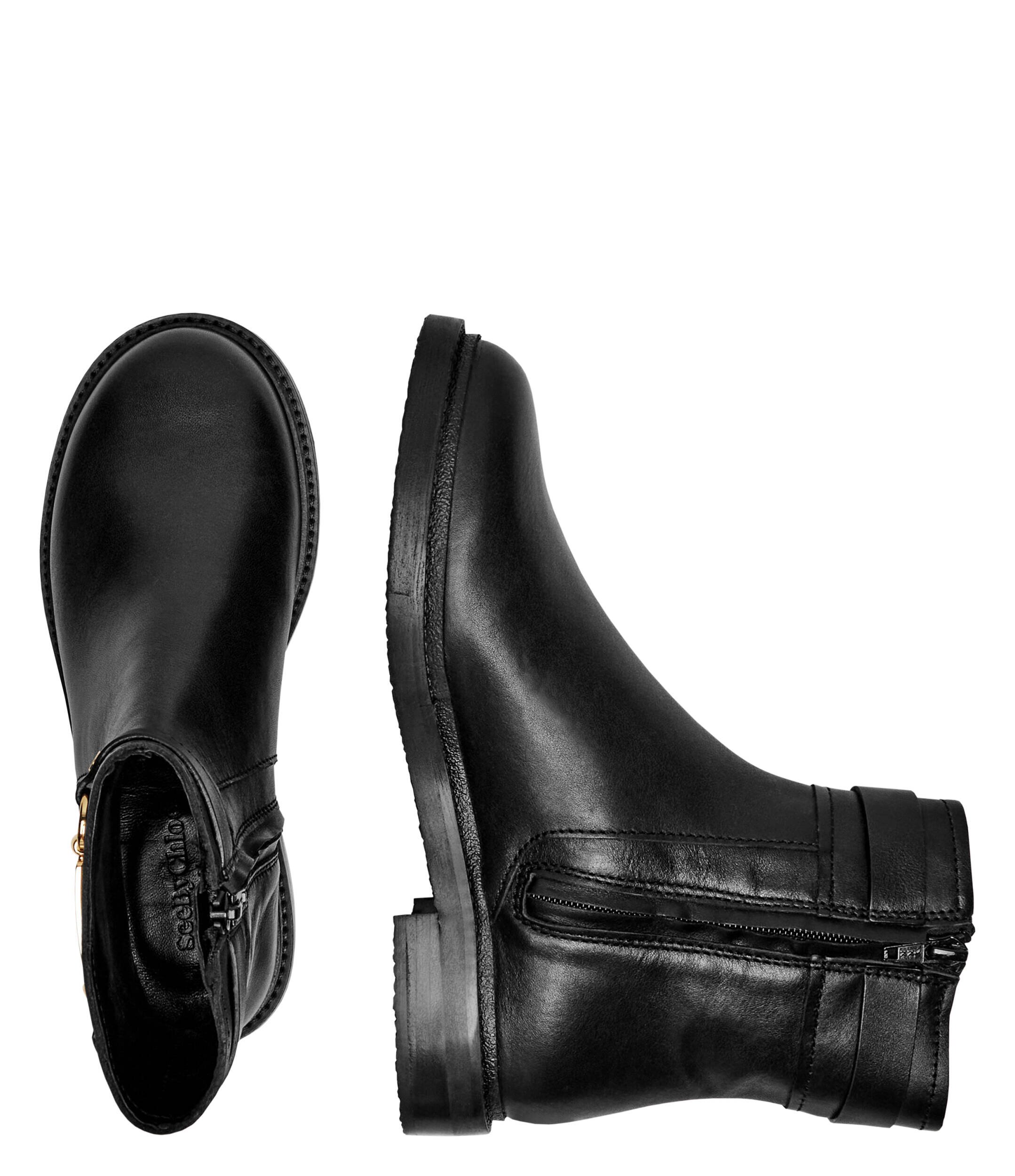 See By Chloé De piele botine