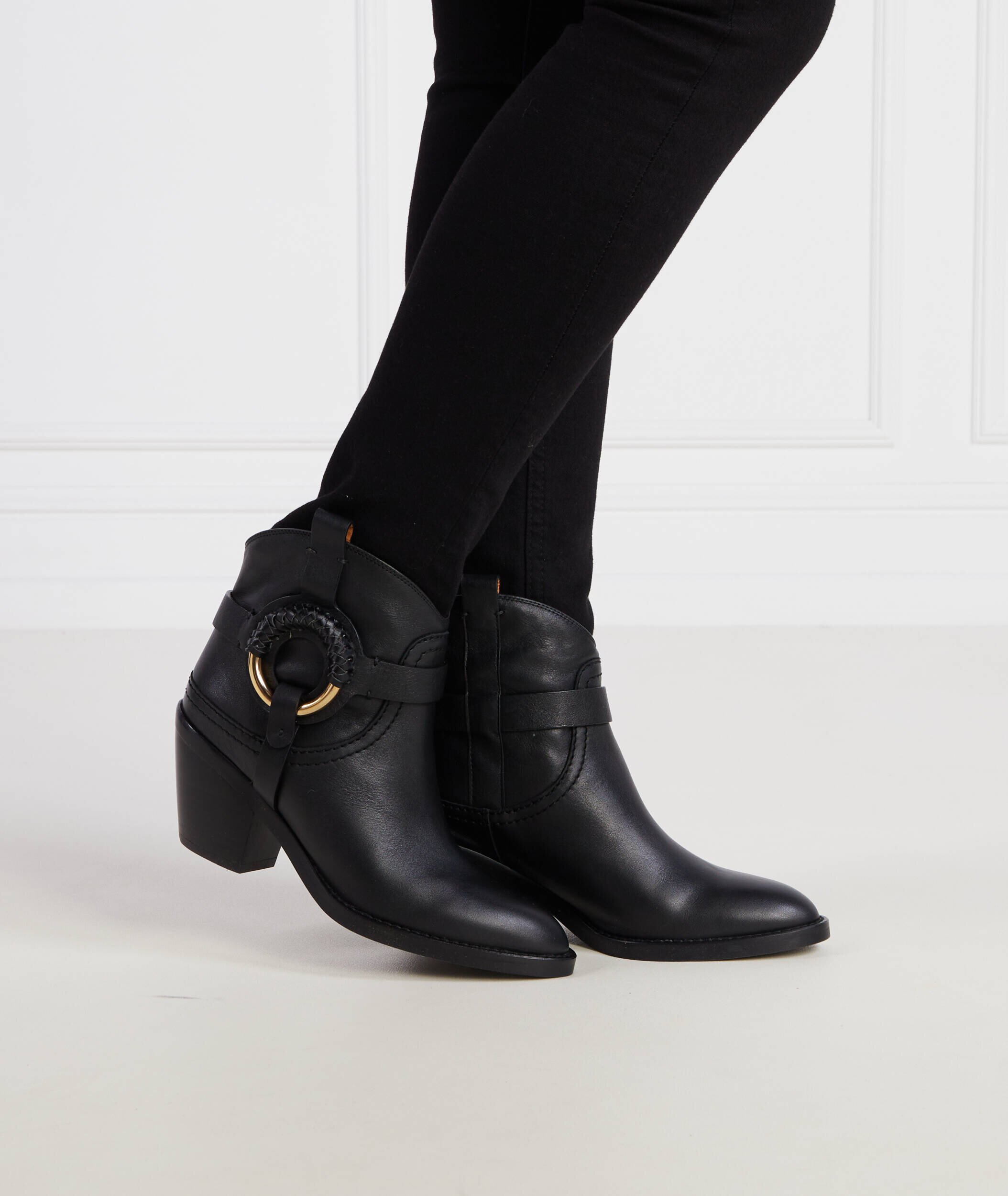 See By Chloé De piele botine