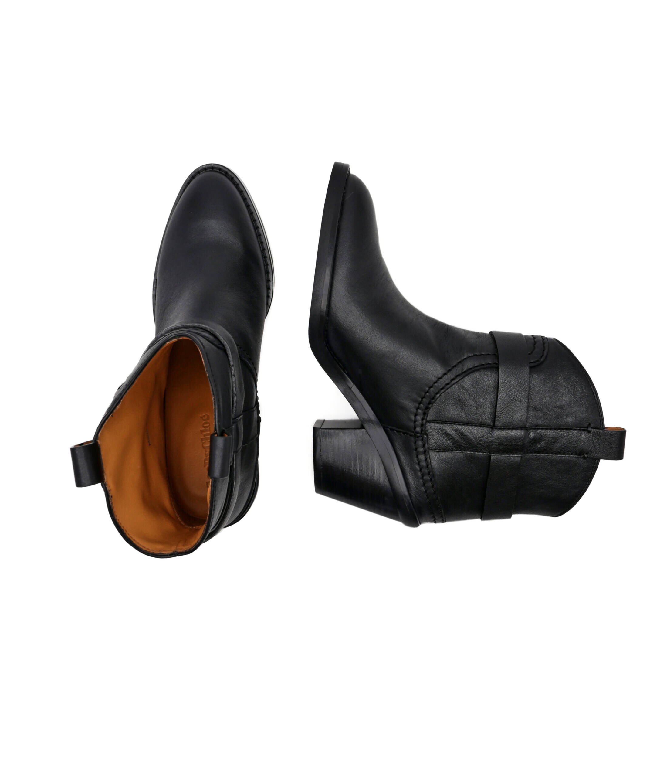 See By Chloé De piele botine