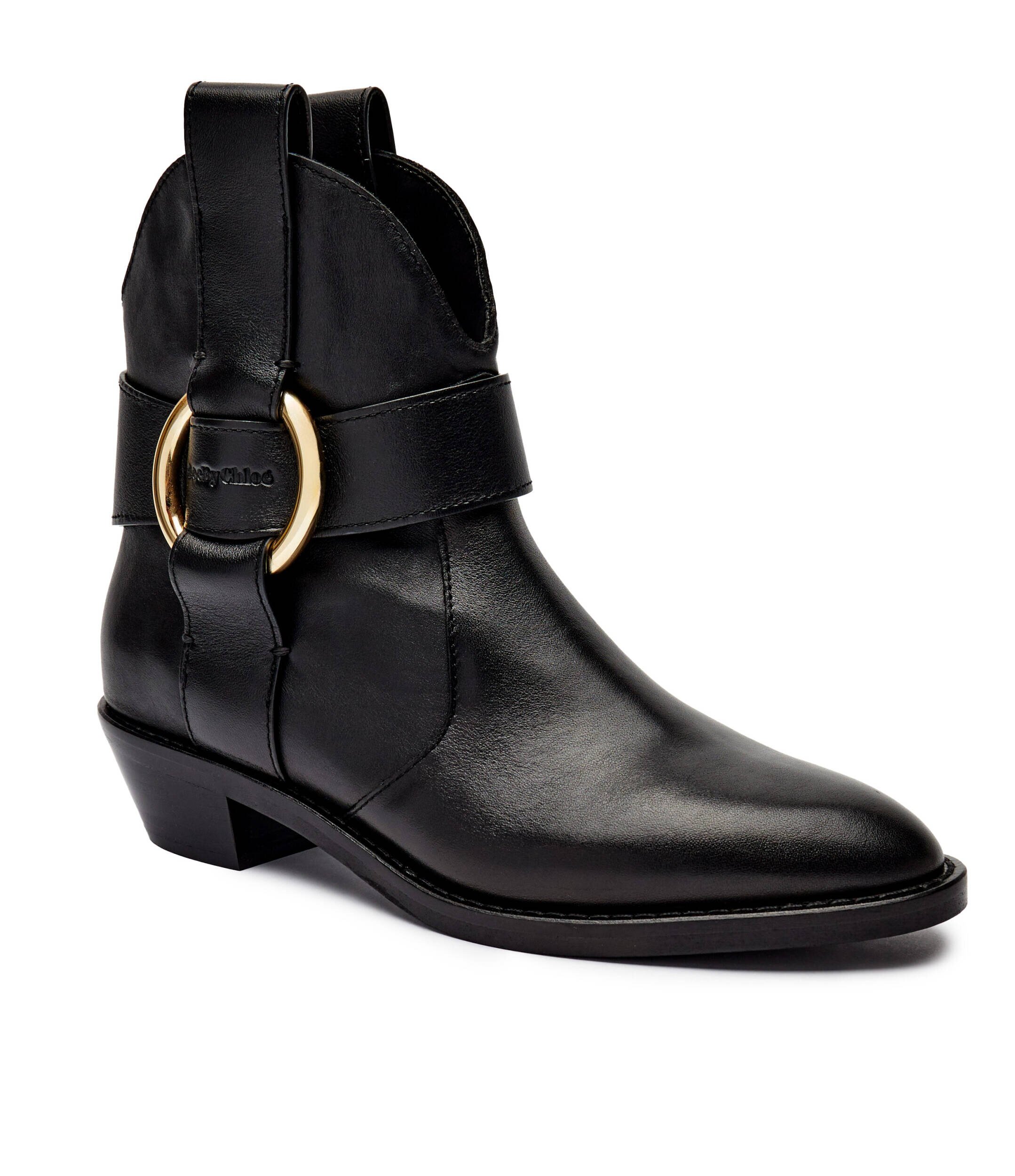 See By Chloé De piele cizme cowboy