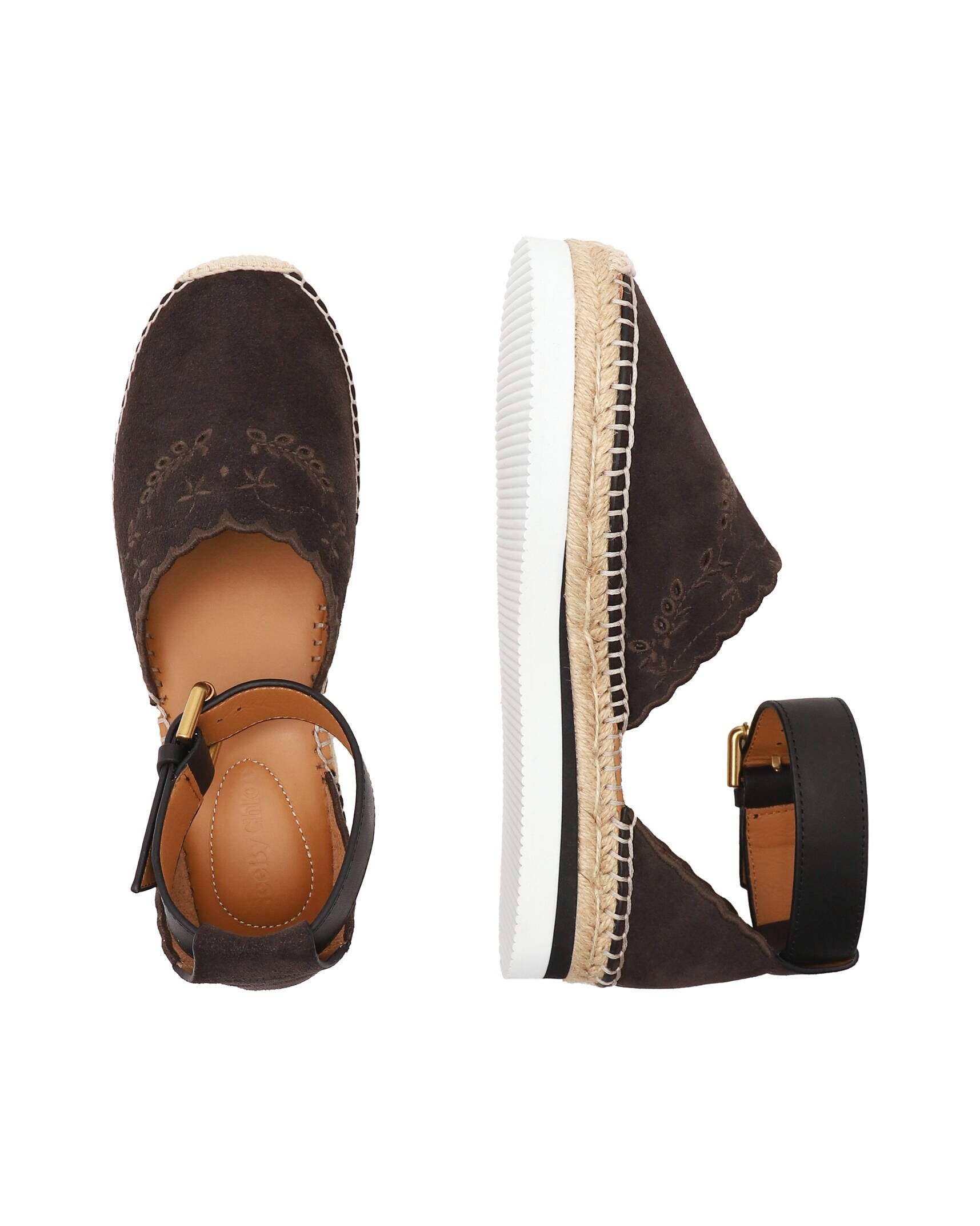 See By Chloé De piele espadrile