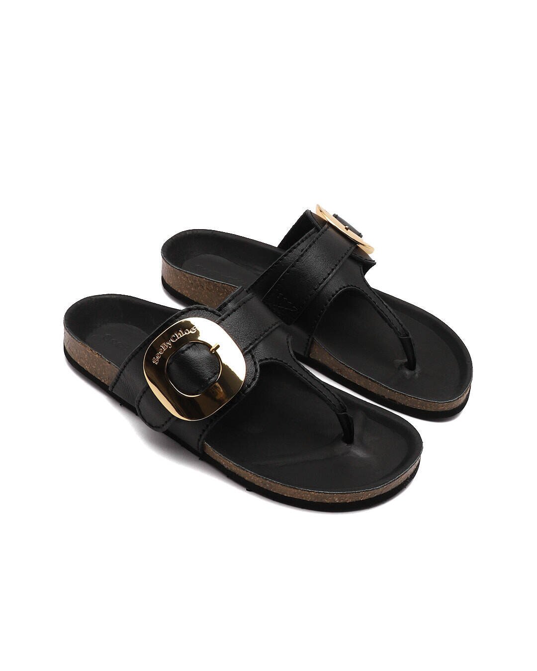 See By Chloé De piele flip flops