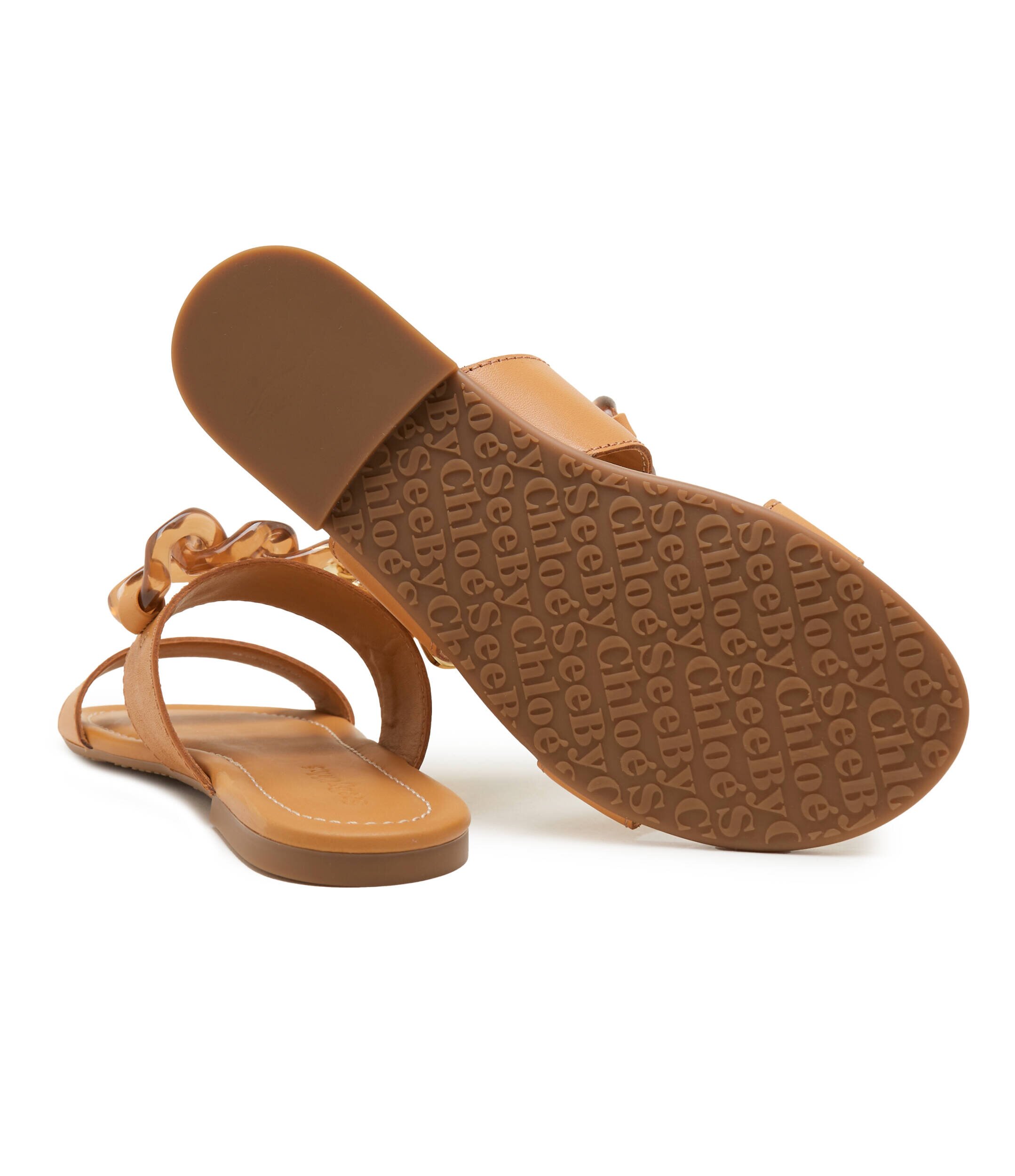 See By Chloé De piele șlapi Monyca