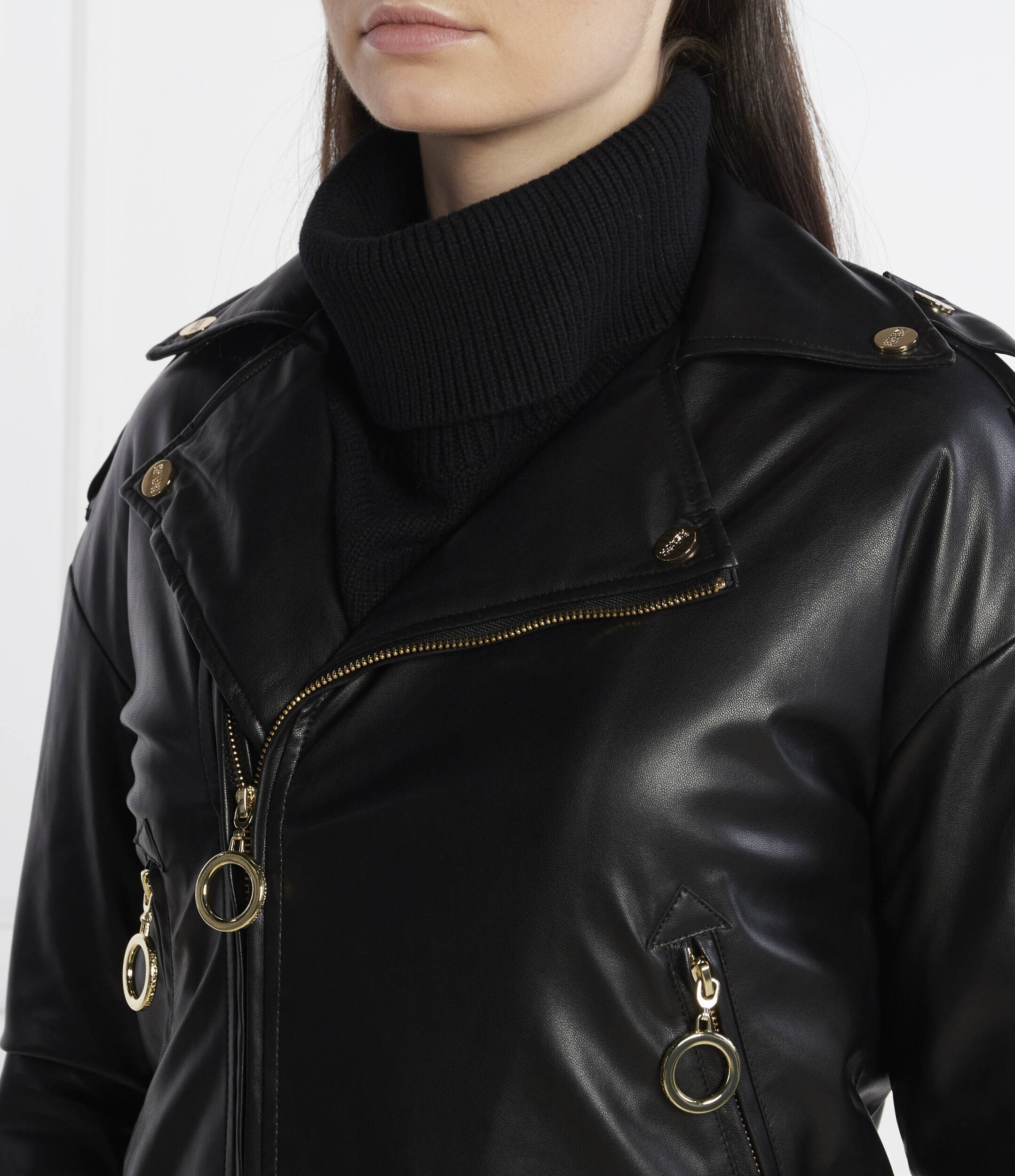 Silvian Heach Geacă de piele | Regular Fit