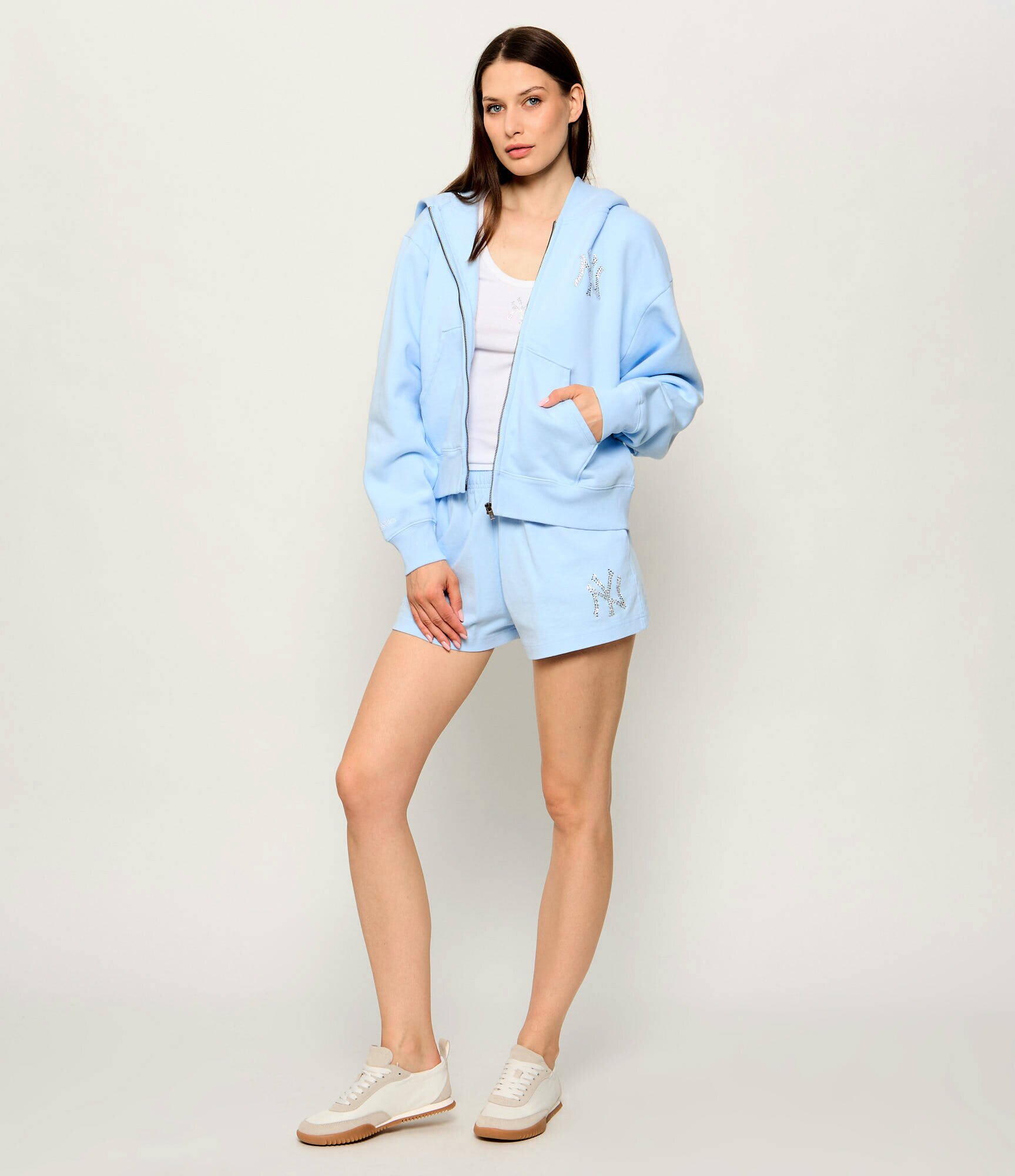 Sporty&Rich Hanorac Yankees Krystal | Relaxed fit