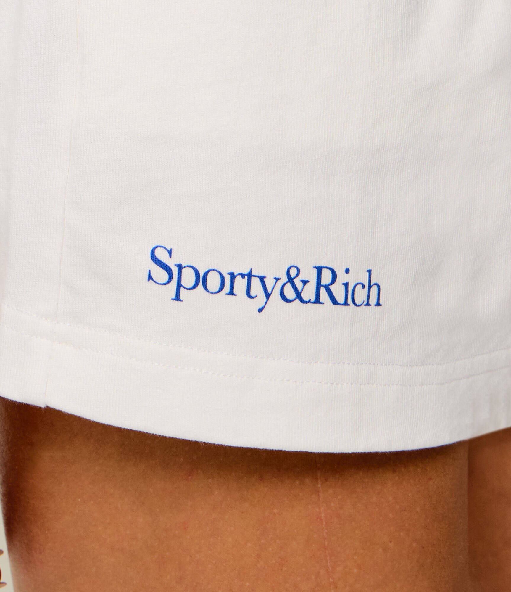 Sporty&Rich Pantaloni scurți LA Serif Disco | Relaxed fit