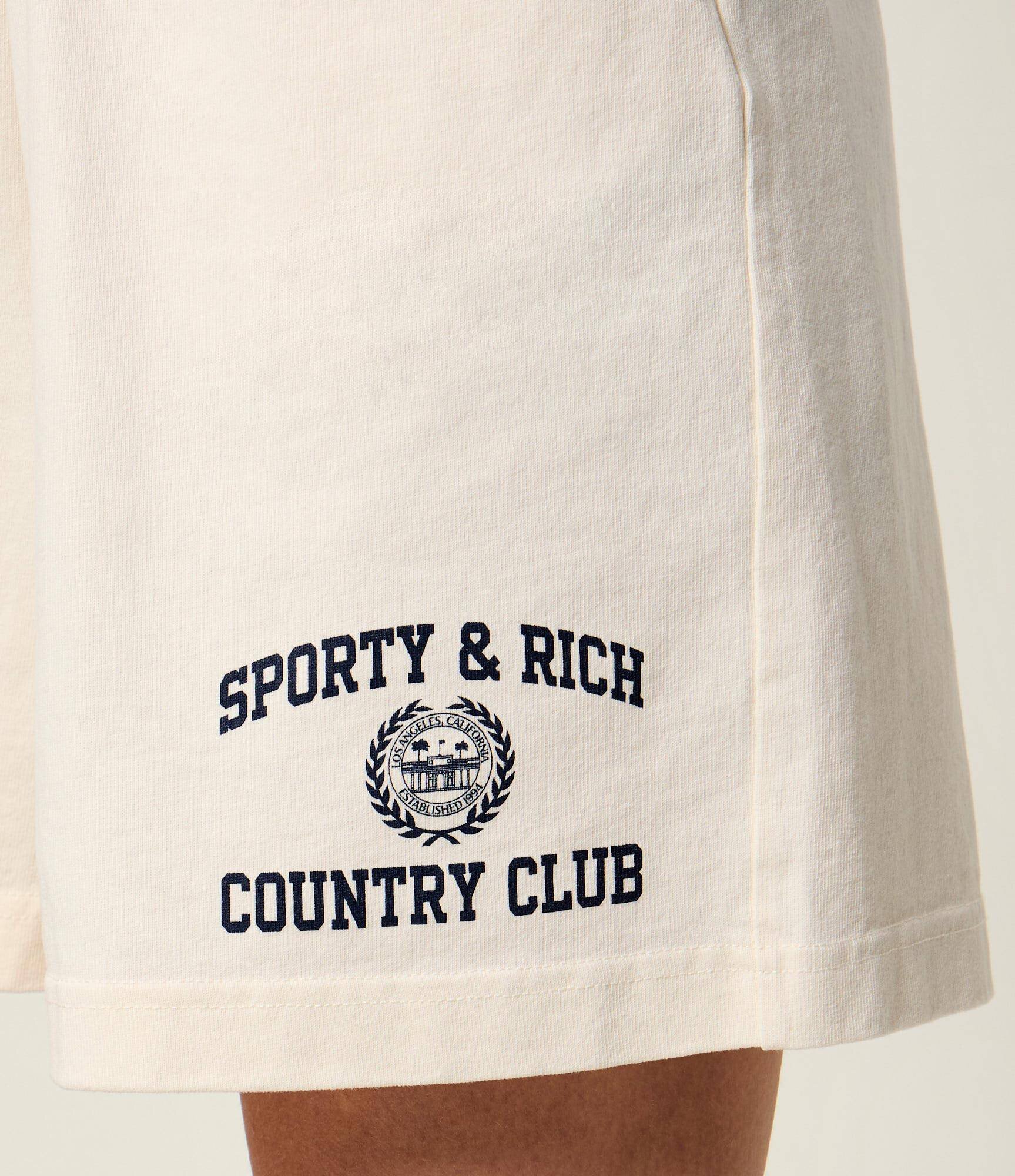 Sporty&Rich Pantaloni scurți Varsity Crest | Relaxed fit