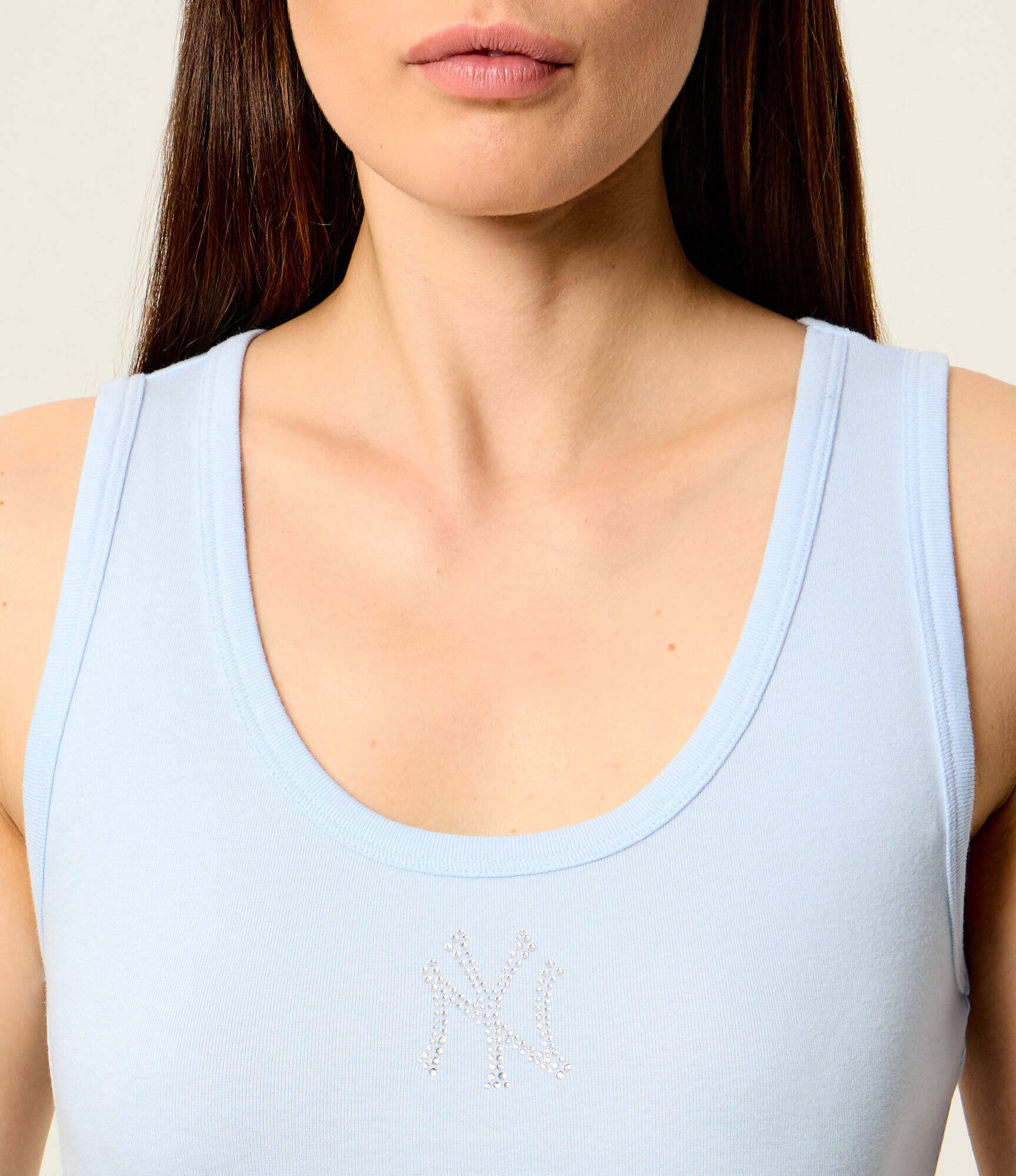 Sporty&Rich Top Yankees Krystal | Slim Fit