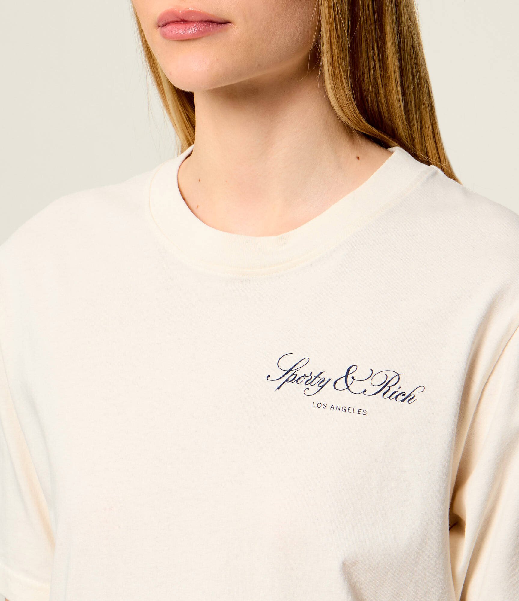Sporty&Rich Tricou Vendome LA | Relaxed fit
