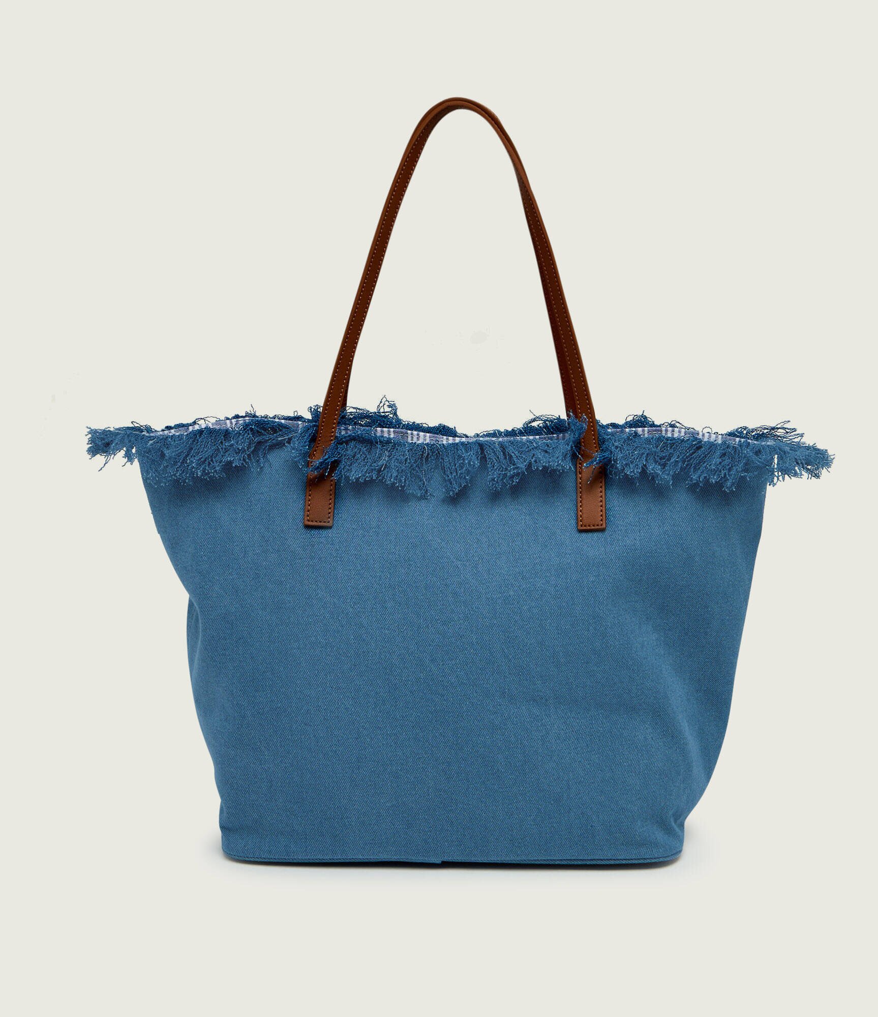 ST.Barth De blugi geantă shopper City cu adaos de piele