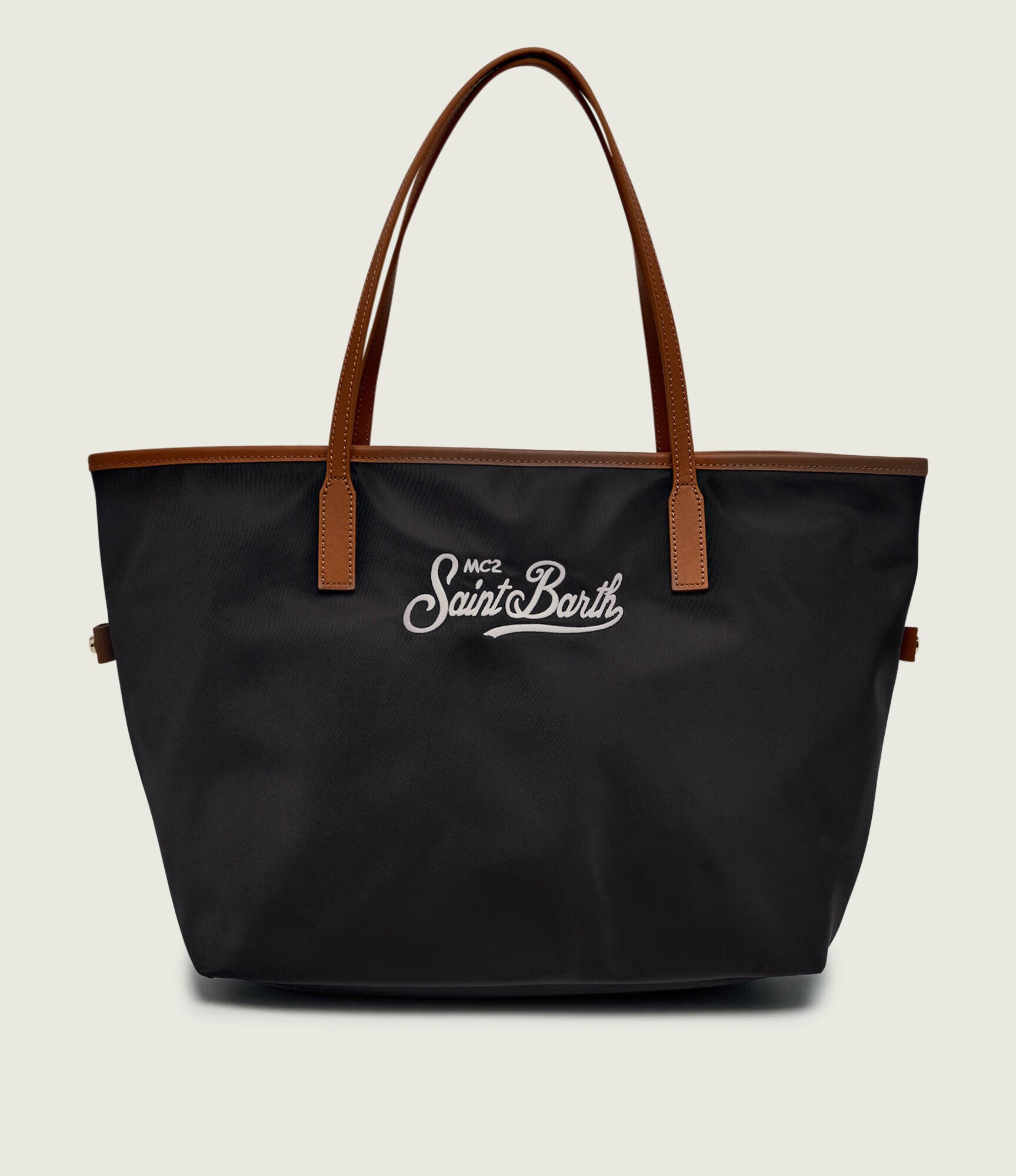ST.Barth Geantă shopper City cu adaos de piele