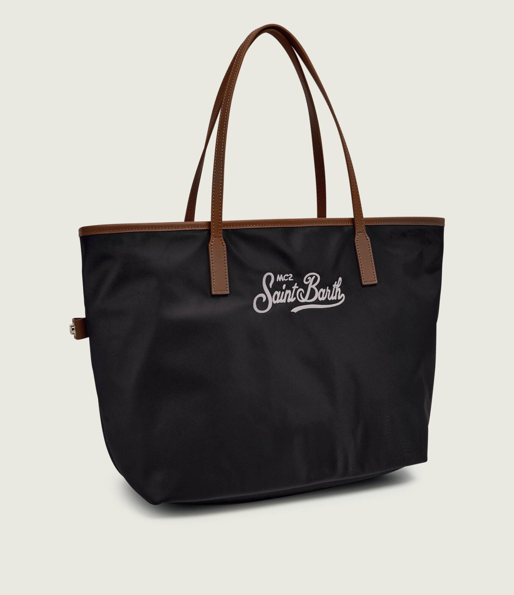 ST.Barth Geantă shopper City cu adaos de piele