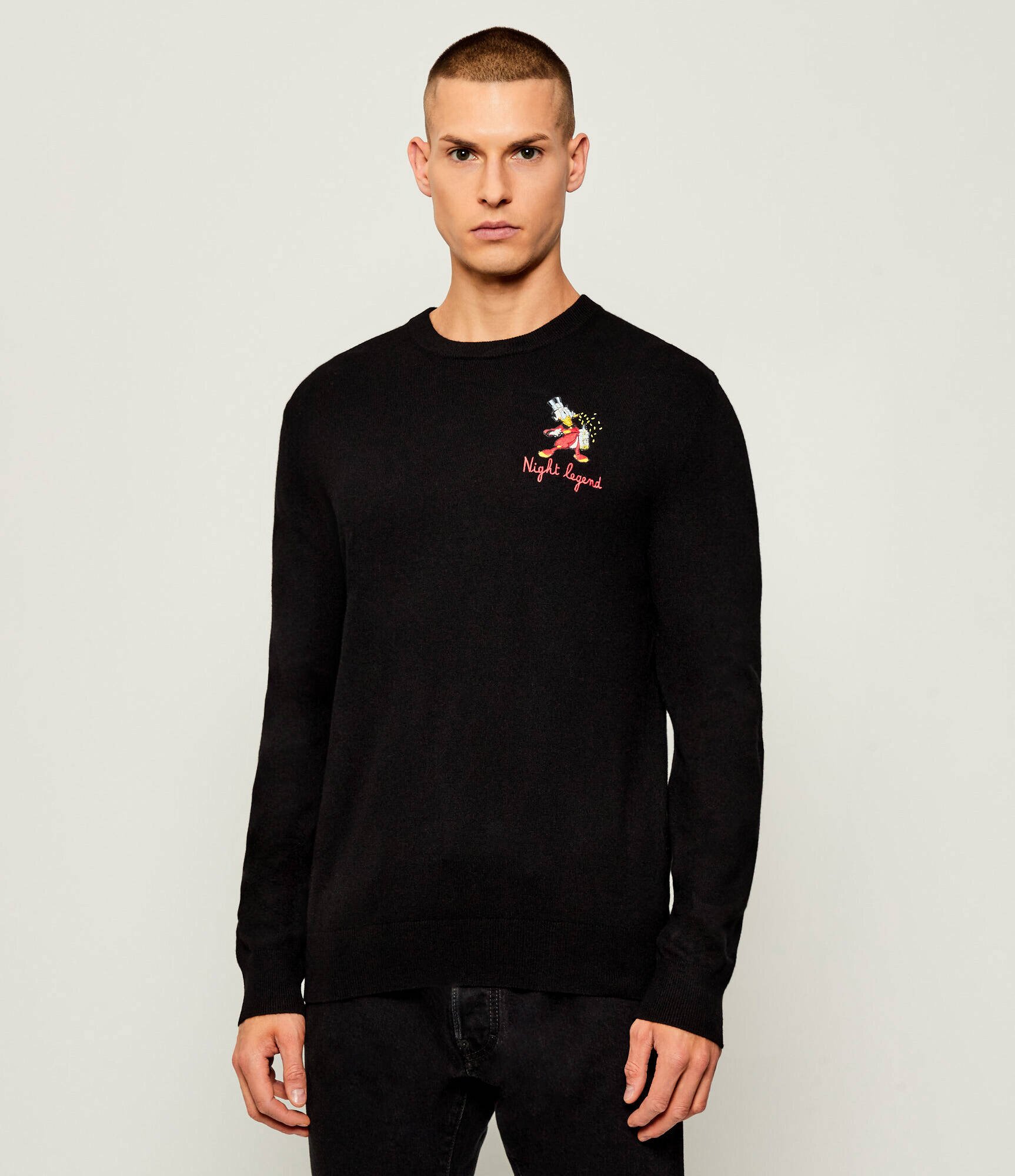 ST.Barth Pulover HERON LIGHT EMBRY SAINT BARTH X DISNEY | regular fit cu adaos de lână și cașmir