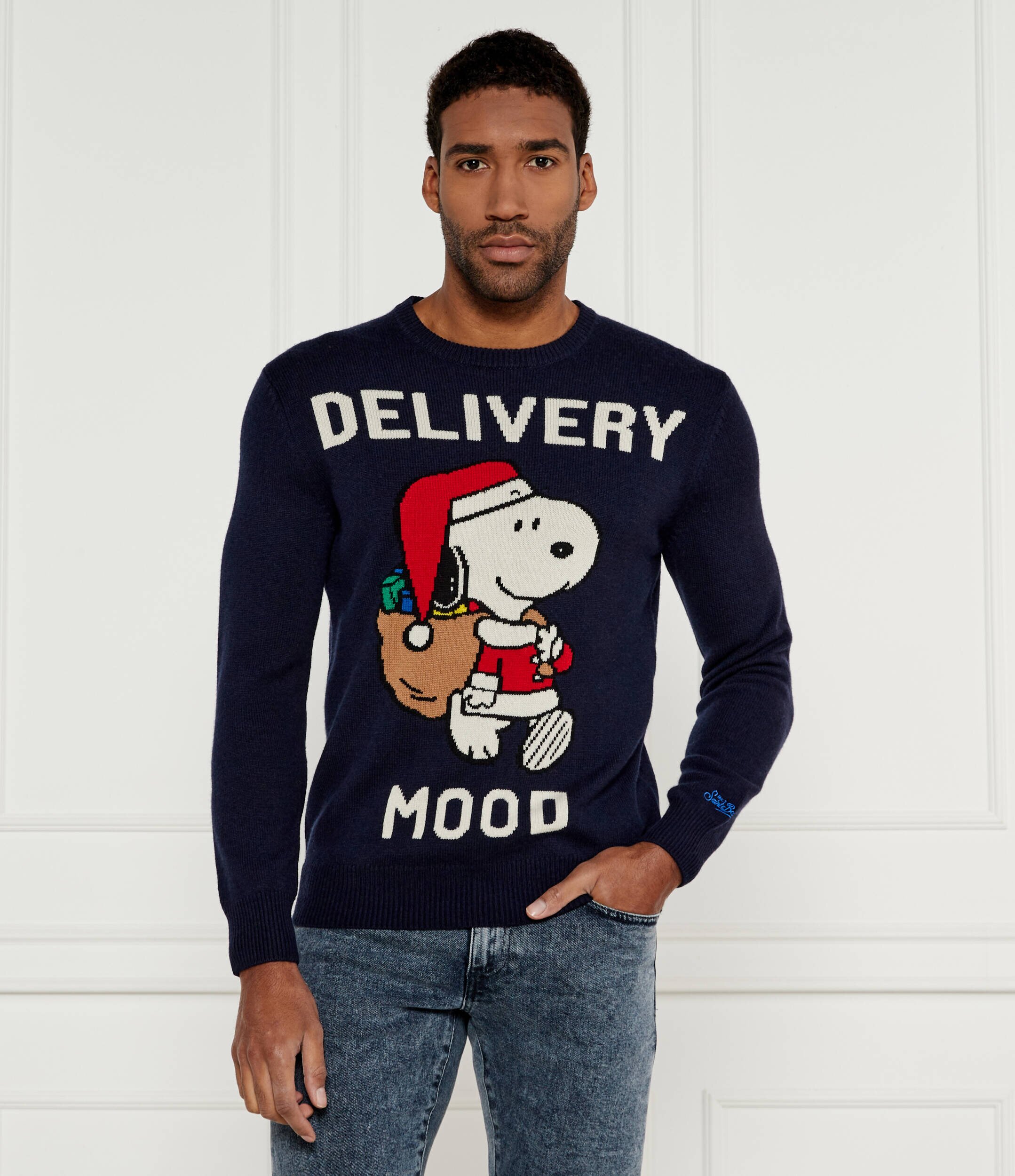 ST.Barth Pulover Heron | St. Barth x Peanuts | regular fit cu adaos de lână și cașmir