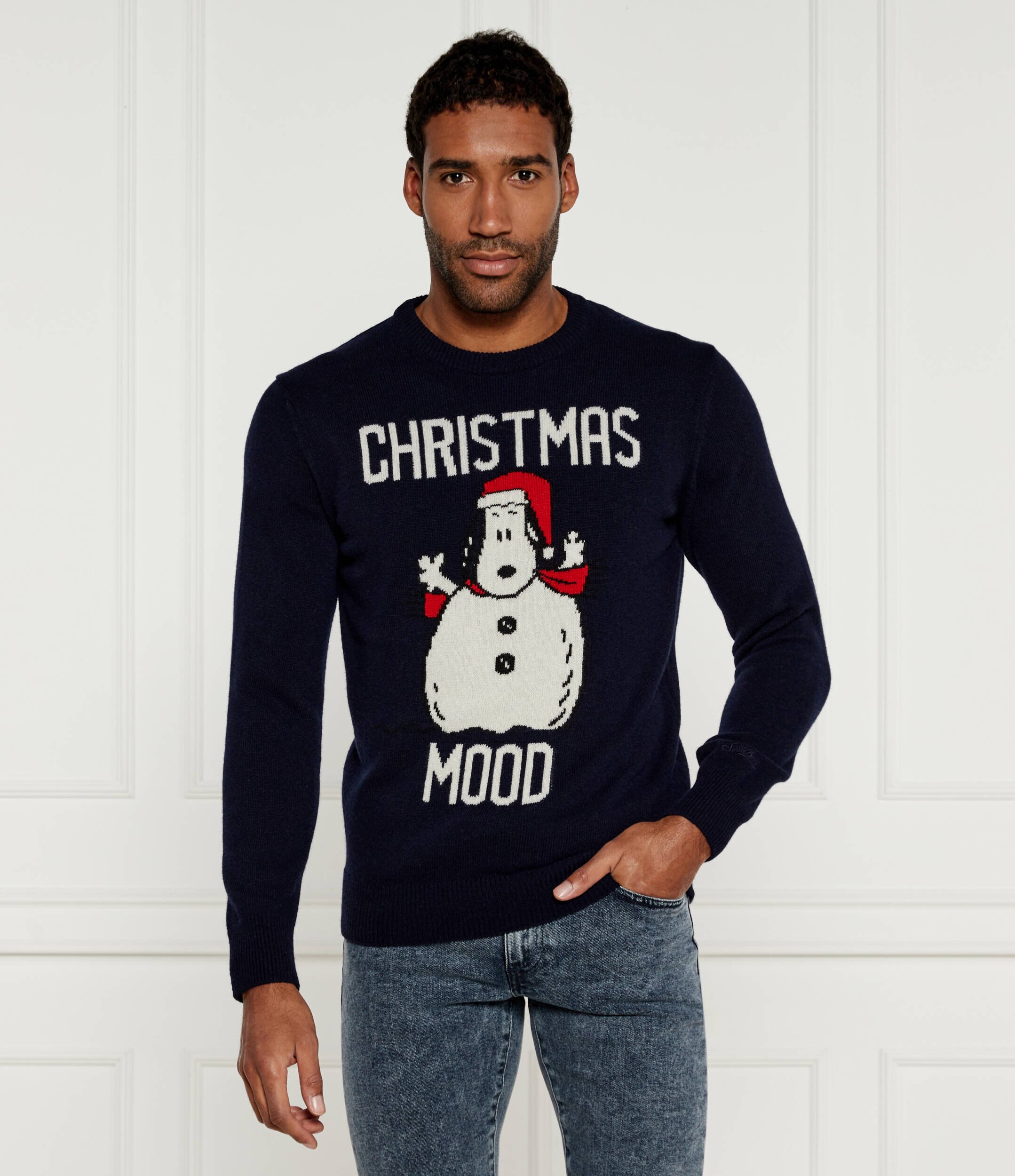ST.Barth Pulover Heron ST. BARTH X PEANUTS | Regular Fit cu adaos de lână și cașmir