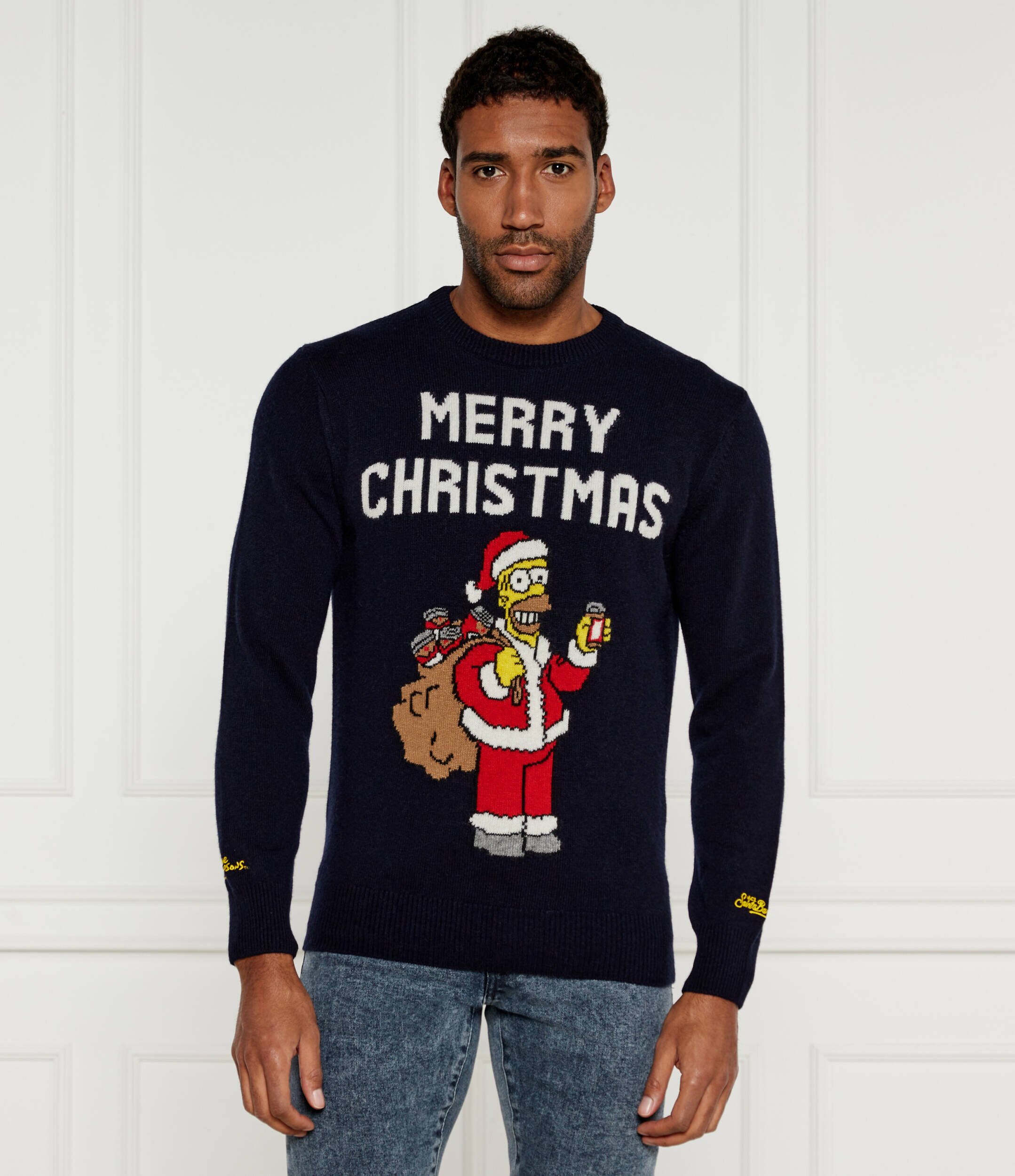 ST.Barth Pulover Heron ST. BARTH X THE SIMPSONS | Regular Fit cu adaos de lână și cașmir