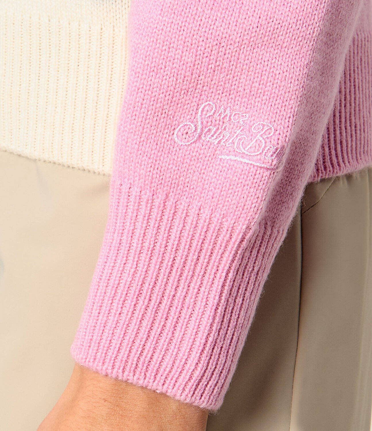 ST.Barth Pulover New Queen C | x St. Moritz | Slim Fit cu adaos de lână și cașmir