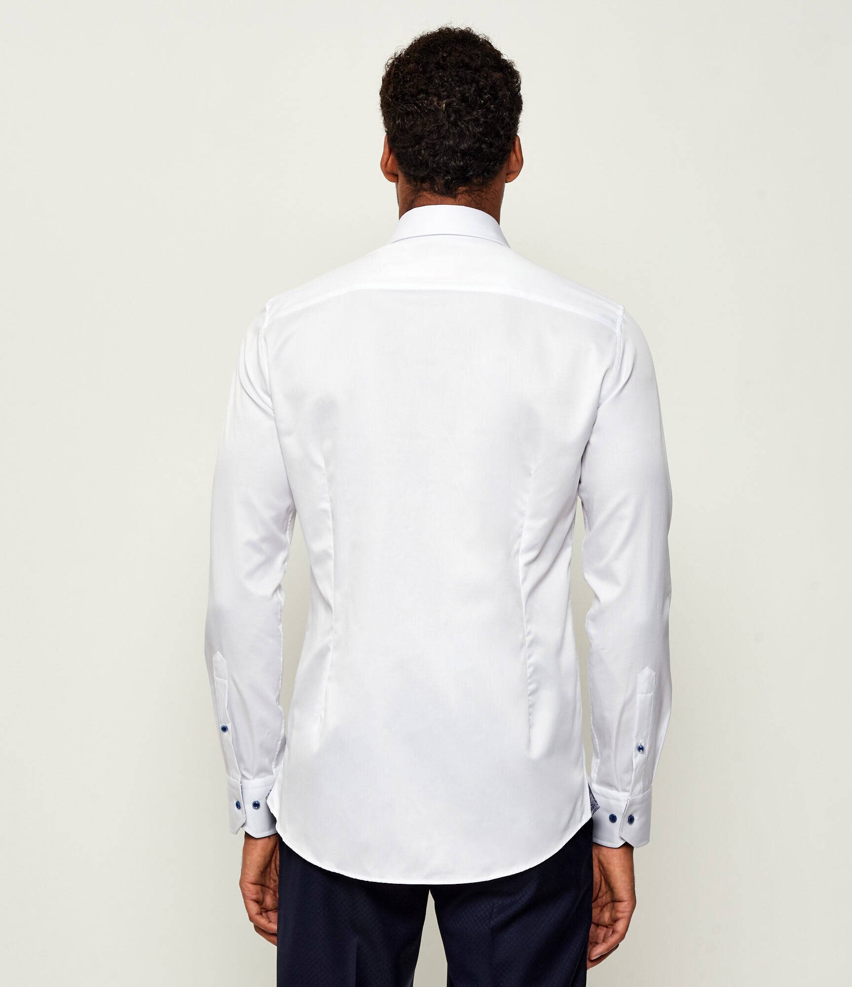 Stenströms Cămașă Slimline C75 RM cuff Contrast | Slim Fit