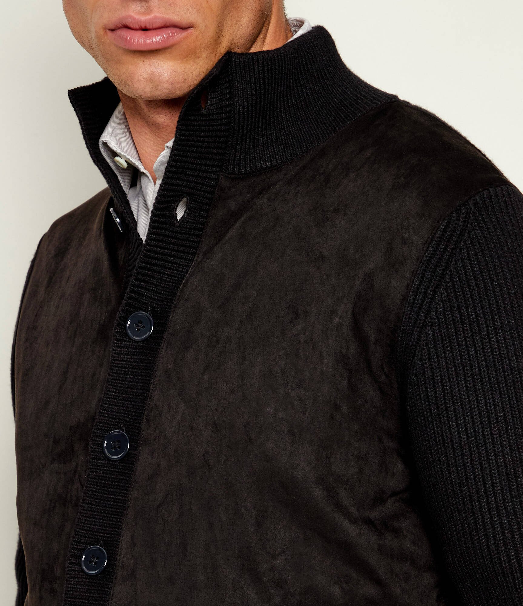 Stenströms Cardigan | regular fit cu adaos de lână