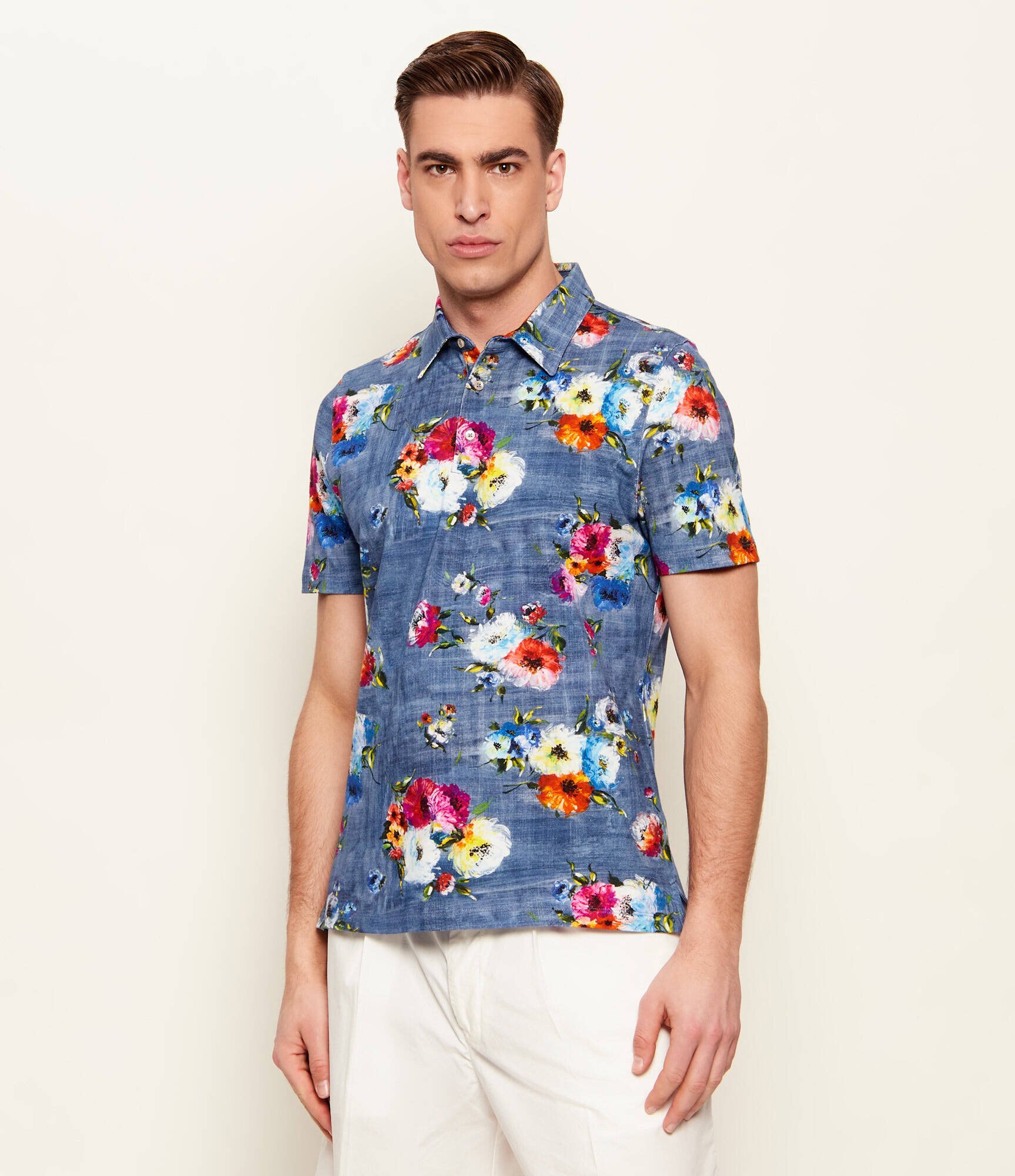 Stenströms Polo | Slim Fit | stretch pique