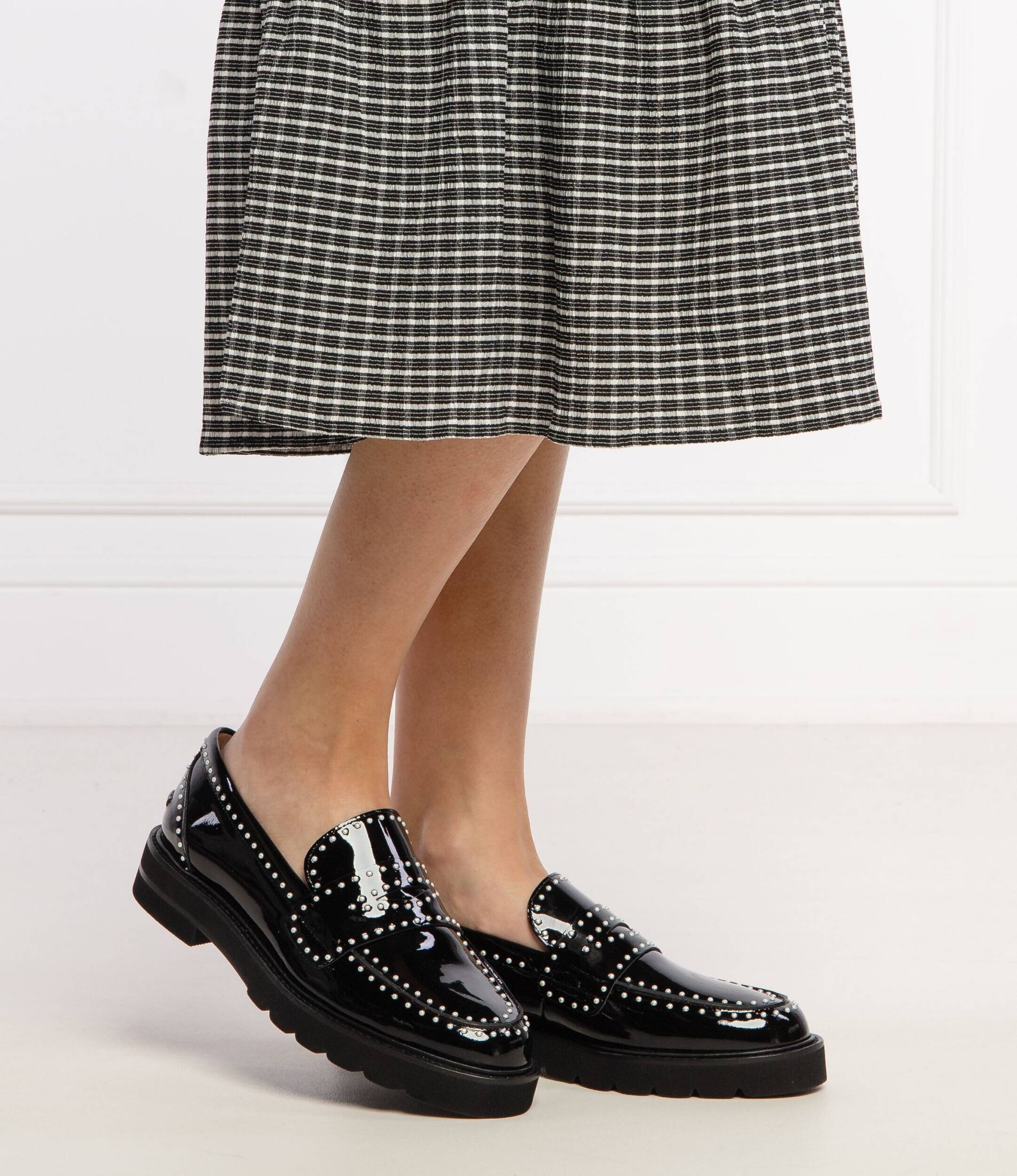 Stuart Weitzman De piele pantofi loafer Parker