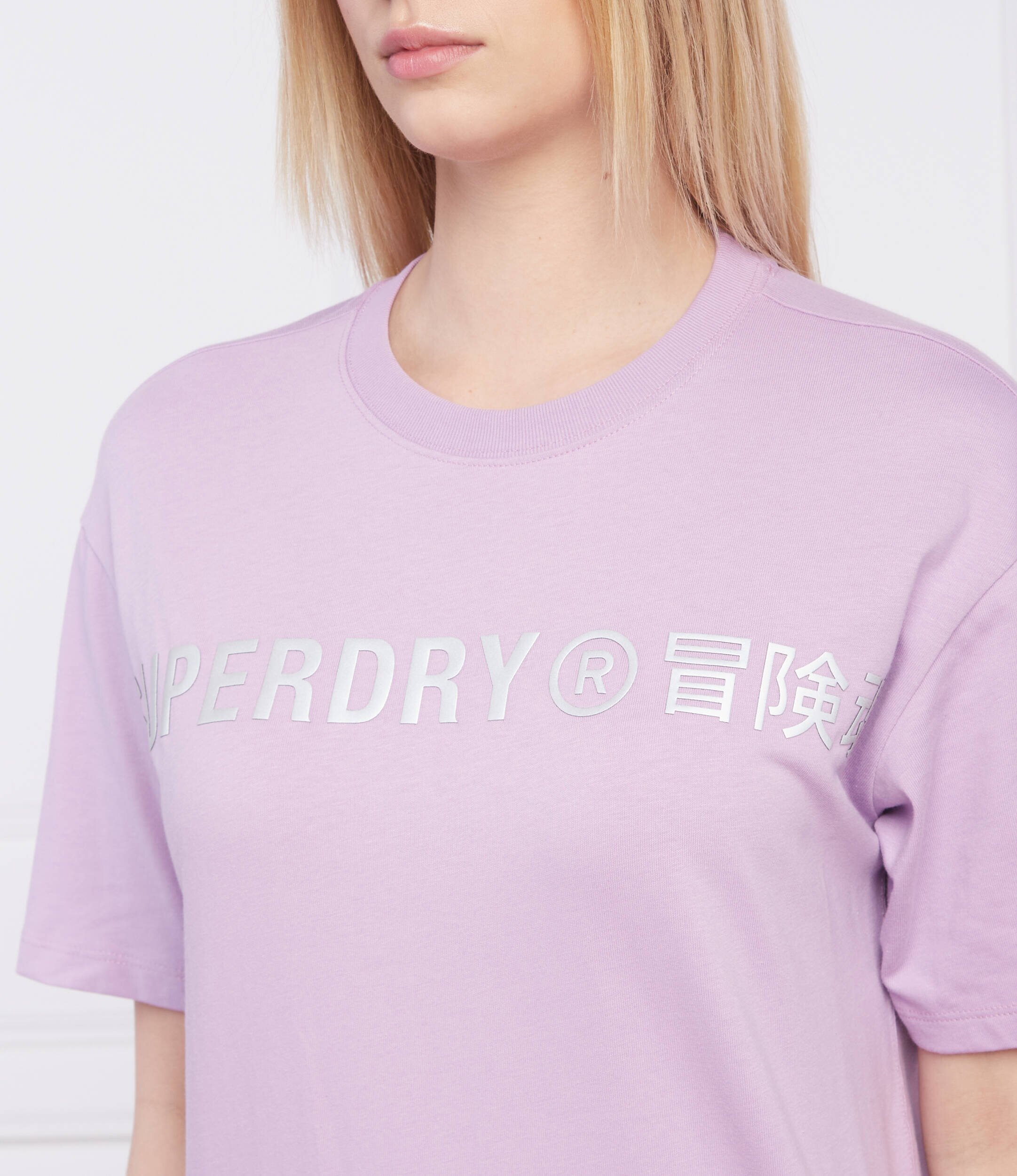Superdry Tricou linear | Loose fit