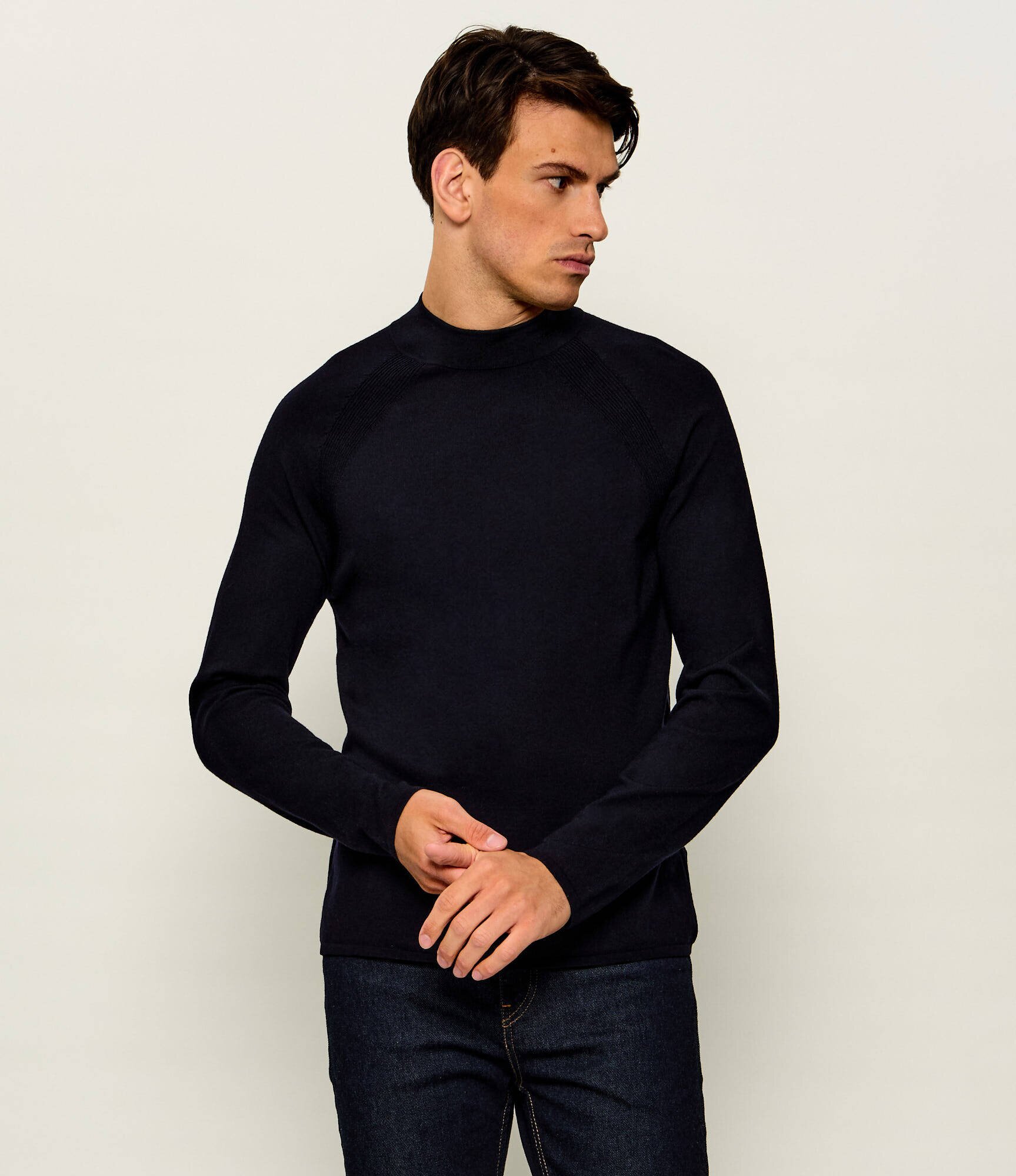 TIGER OF SWEDEN De lână guler înalt Florian RWS | regular fit