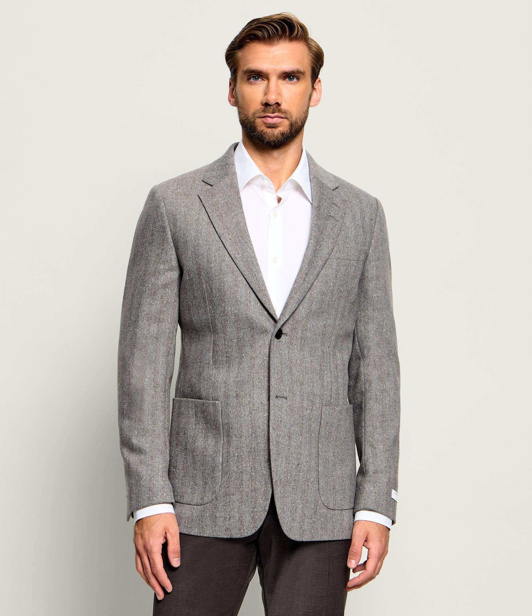 TIGER OF SWEDEN De lână sacou Justin P | regular fit cu adaos de mătase