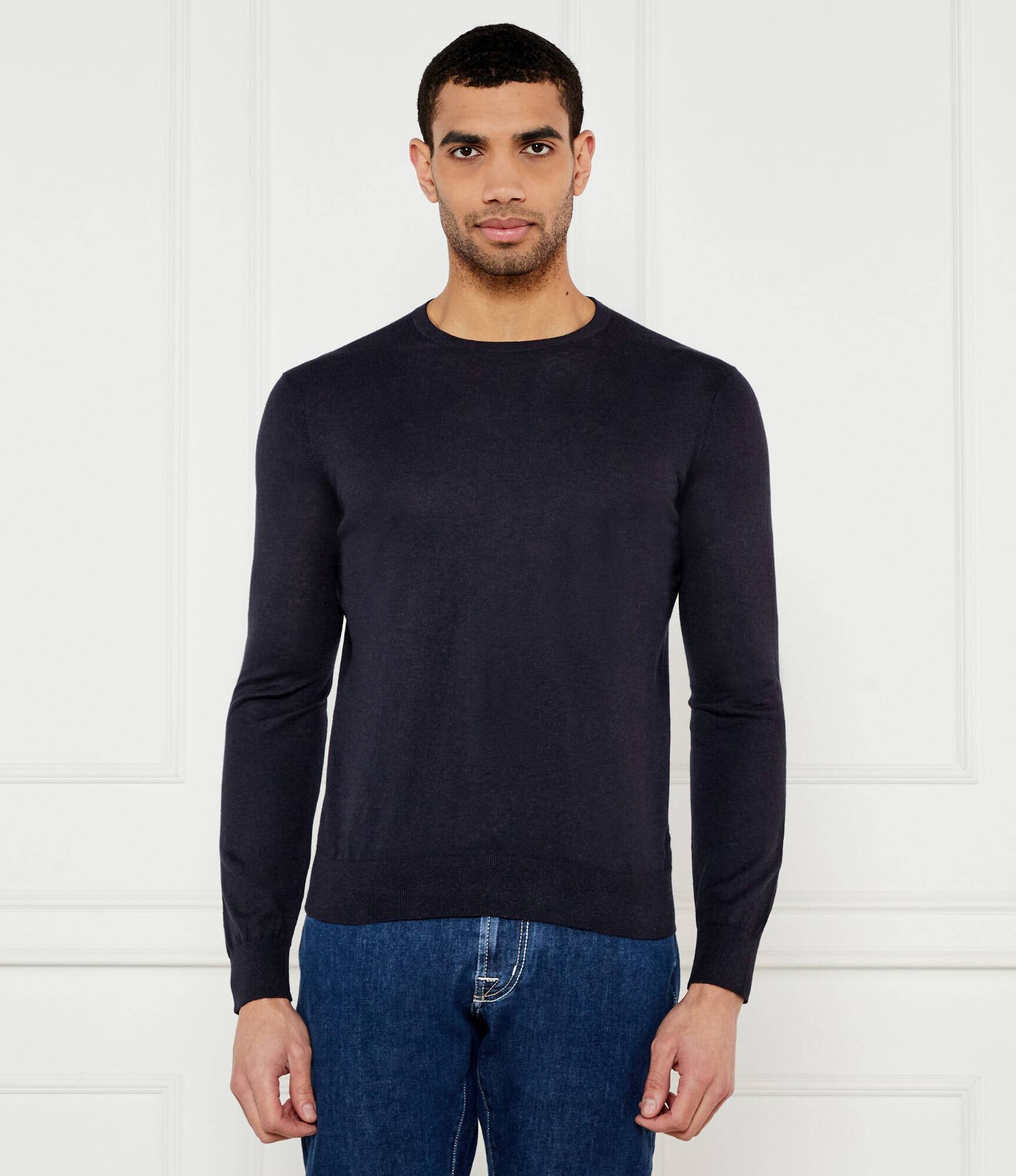 TIGER OF SWEDEN Pulover Connor L | Slim Fit | cu adaos de in