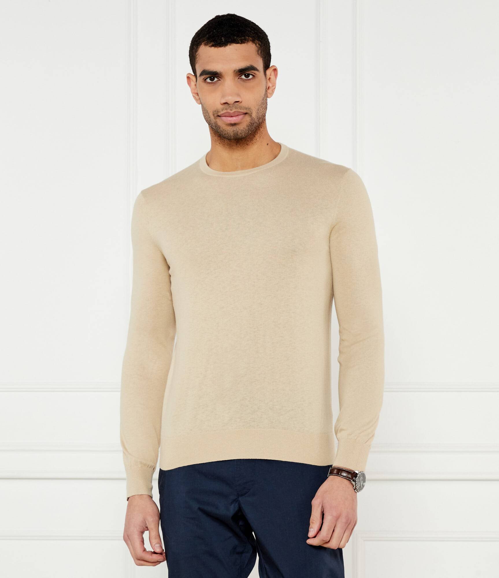 TIGER OF SWEDEN Pulover Connor L | Slim Fit | cu adaos de in