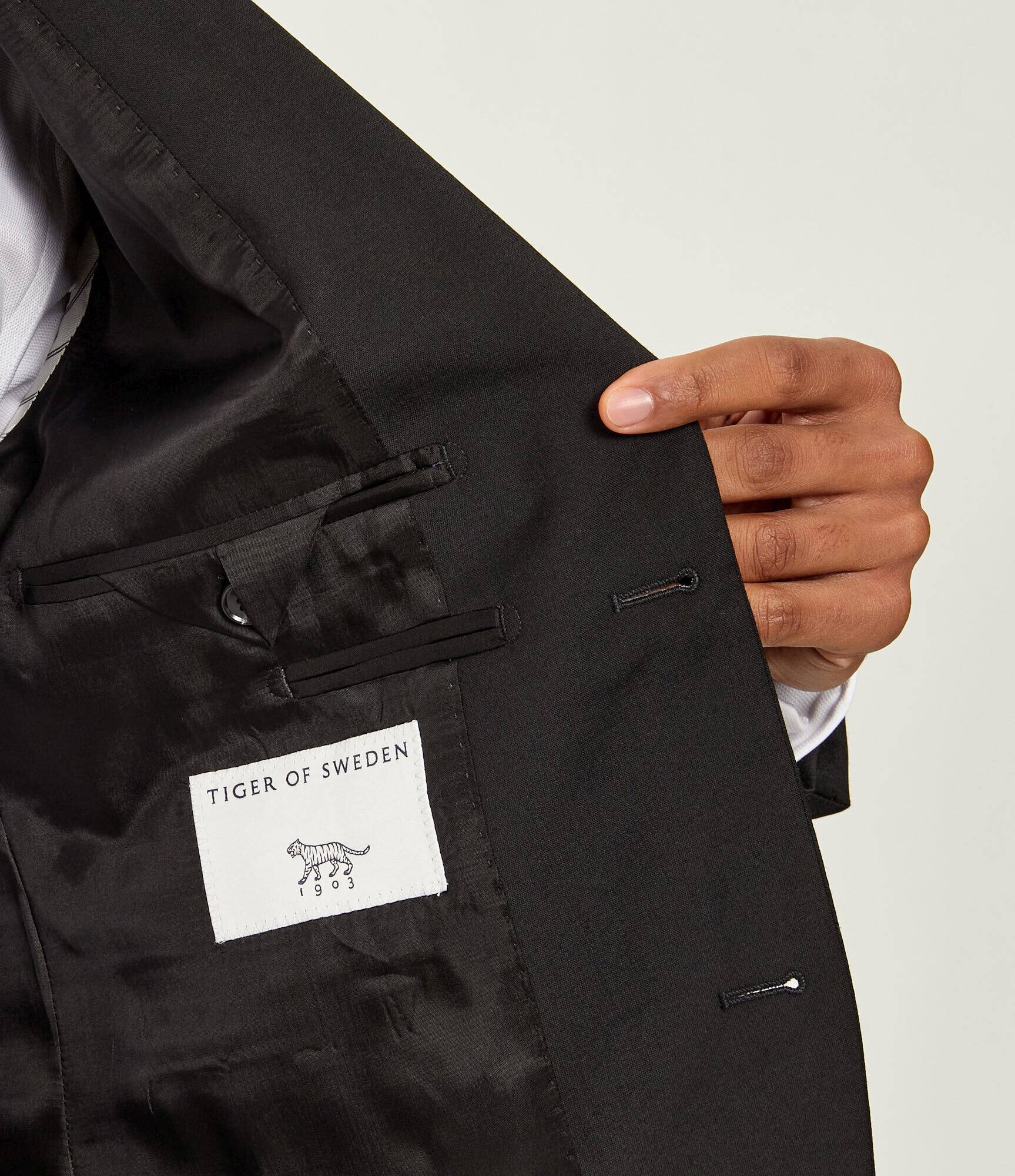 TIGER OF SWEDEN Sacou Jamie | Slim Fit cu adaos de lână