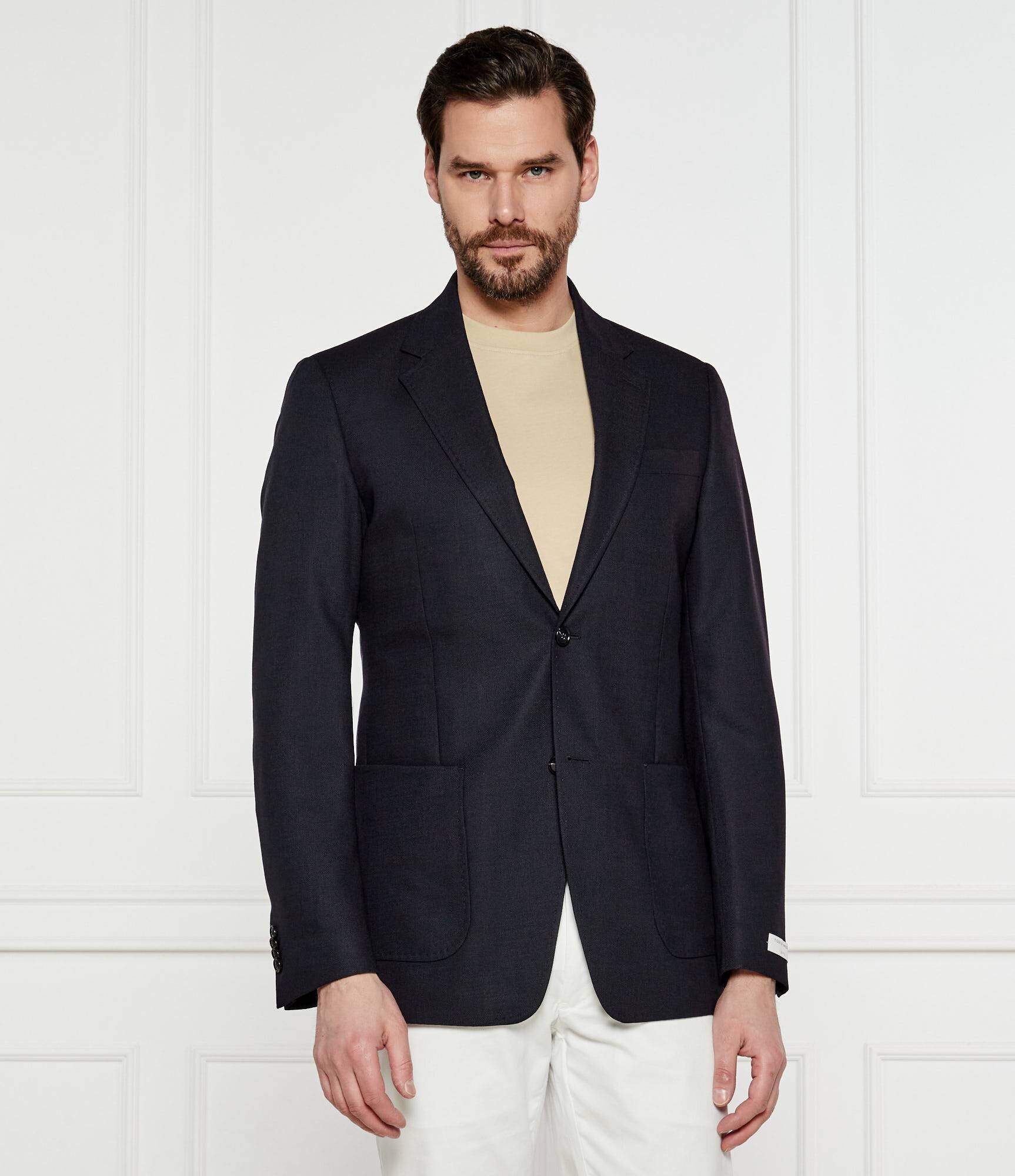TIGER OF SWEDEN Sacou Justin HL | Regular Fit cu adaos de lână