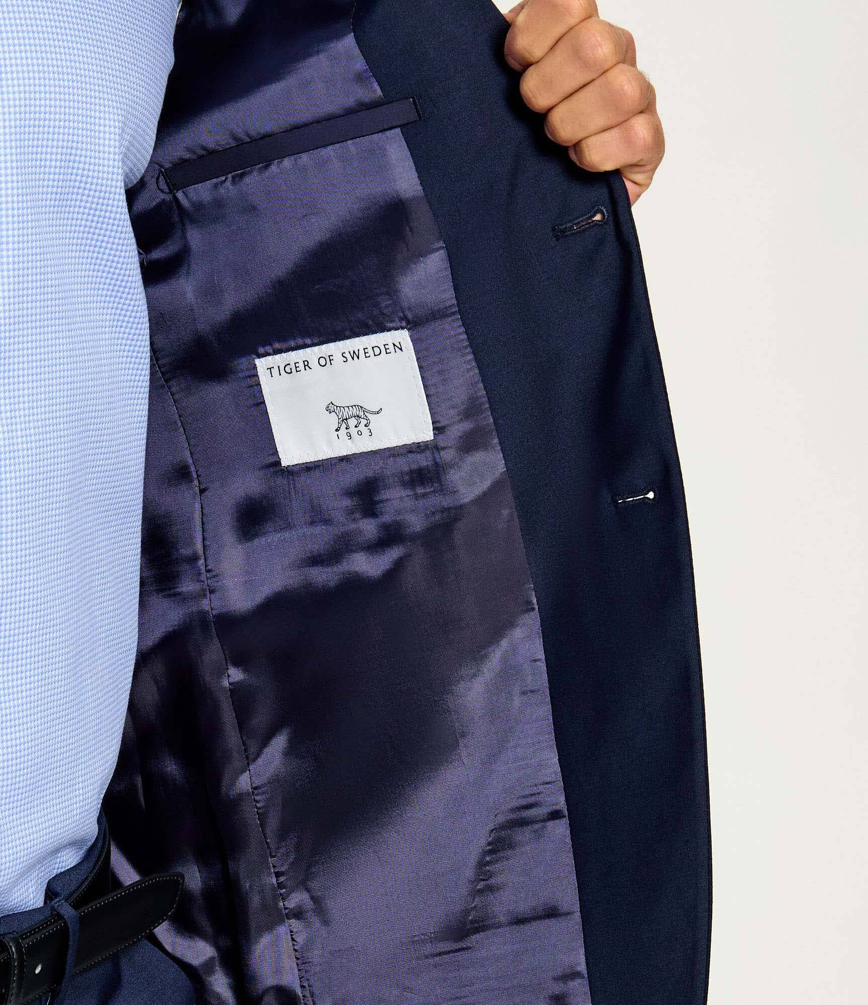 TIGER OF SWEDEN Sacou Justins | Slim Fit cu adaos de lână
