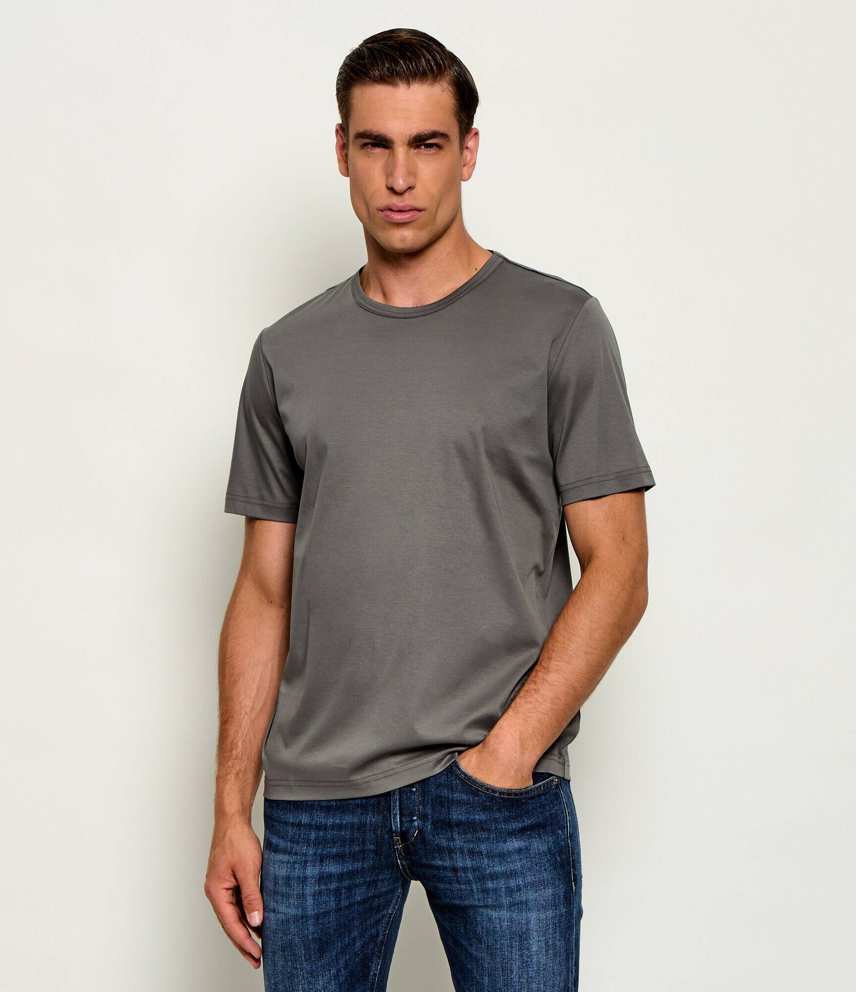TIGER OF SWEDEN Tricou Olaf | Slim Fit | mercerizat