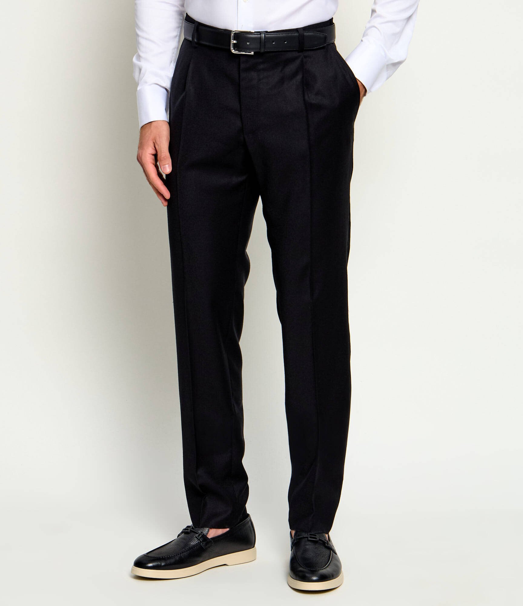 Tombolini De lână pantaloni | Slim Fit