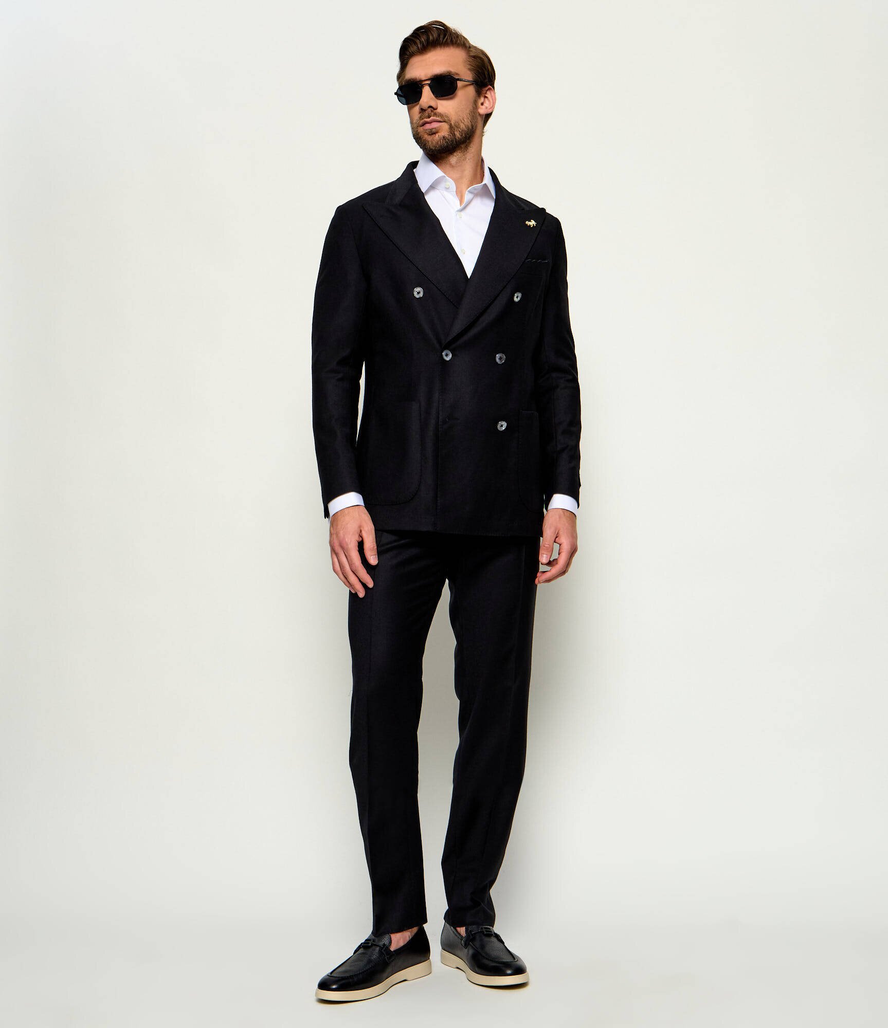 Tombolini De lână pantaloni | Slim Fit