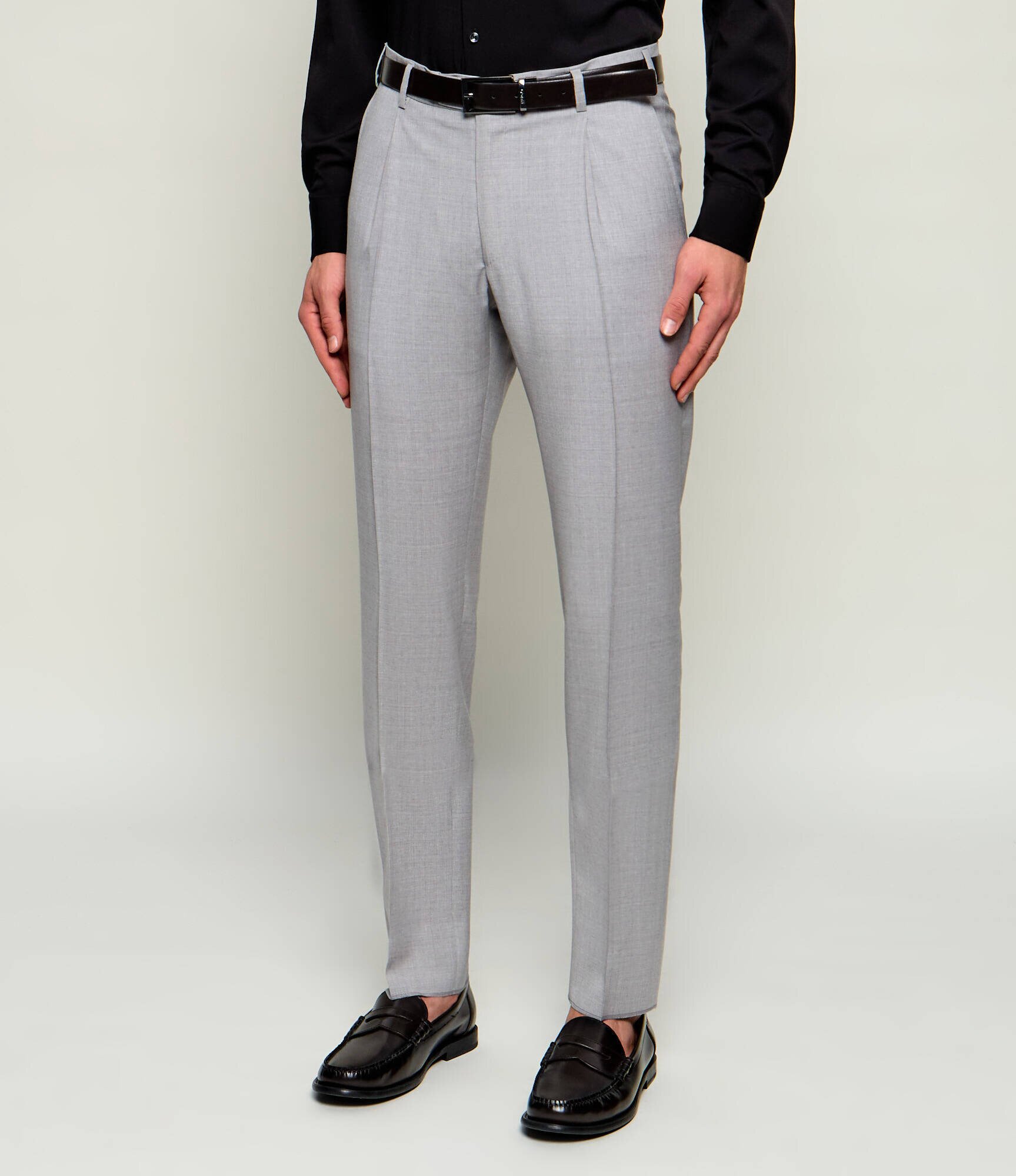 Tombolini De lână pantaloni | Slim Fit