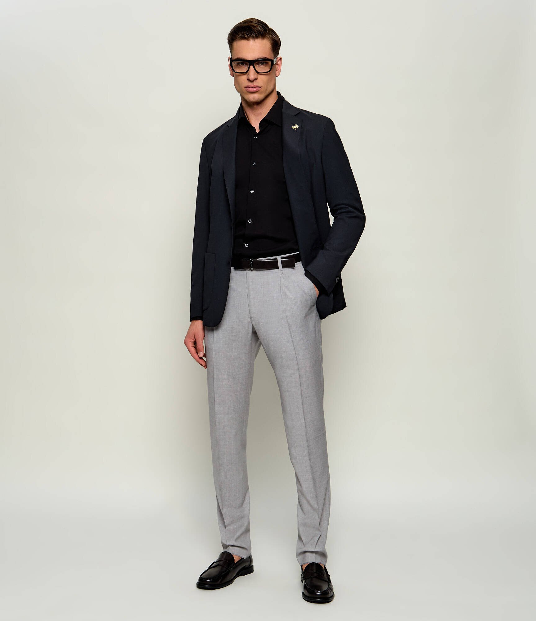 Tombolini De lână pantaloni | Slim Fit