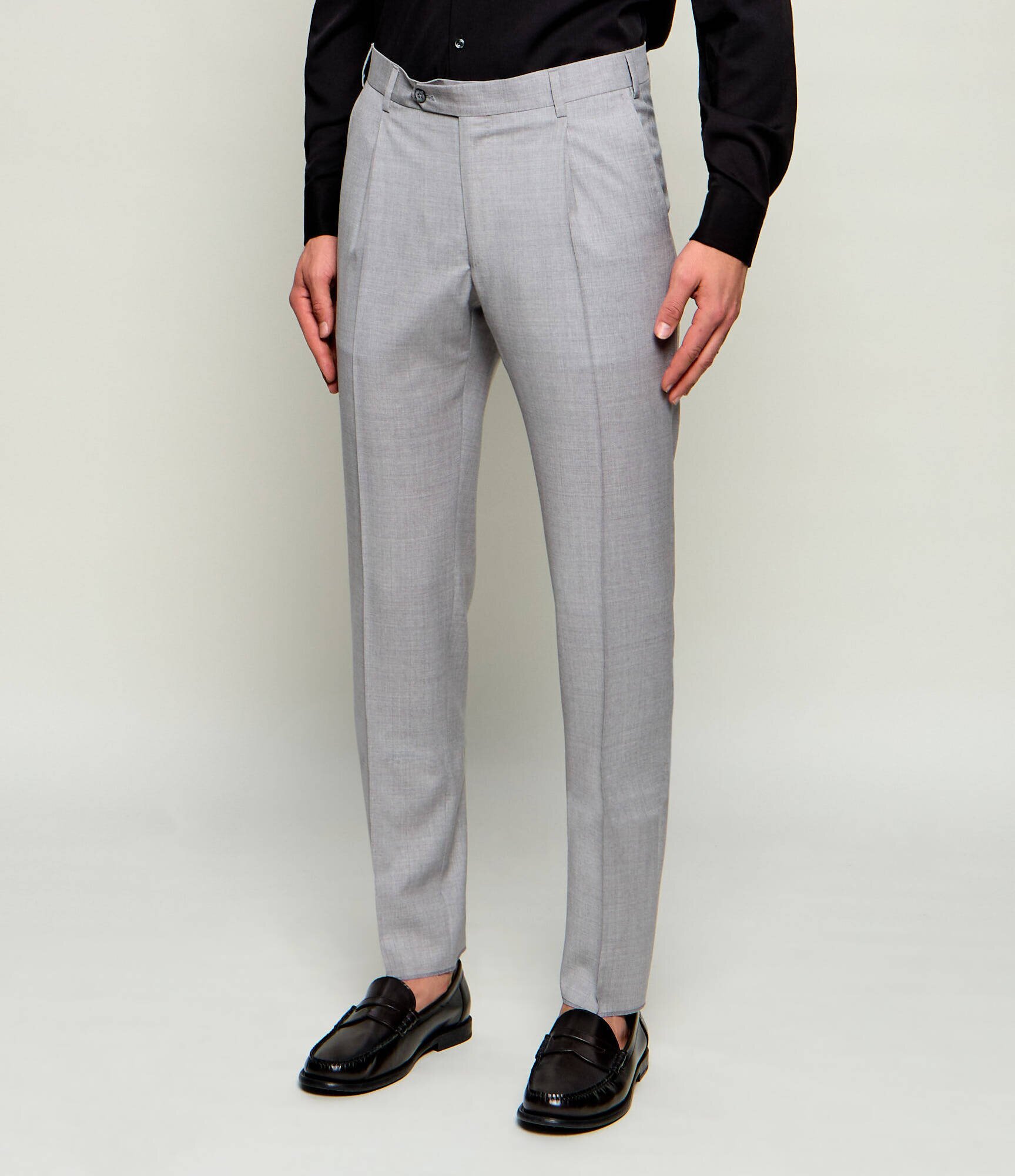 Tombolini De lână pantaloni | Slim Fit