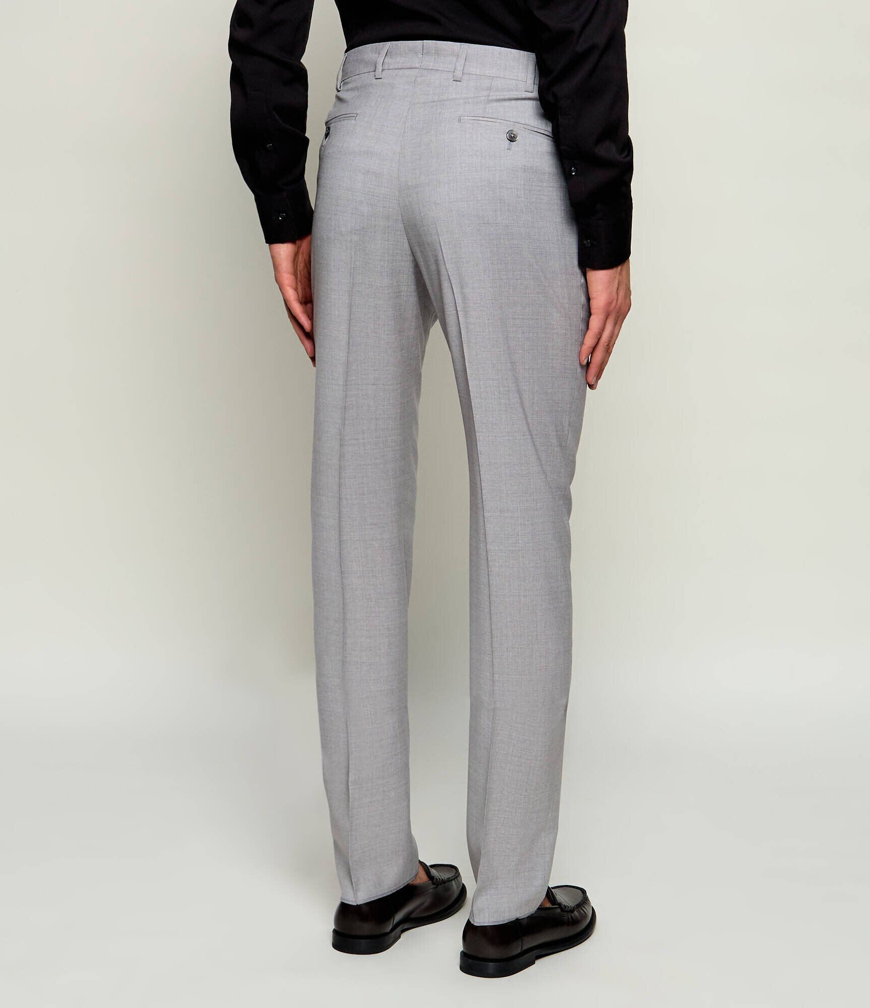 Tombolini De lână pantaloni | Slim Fit