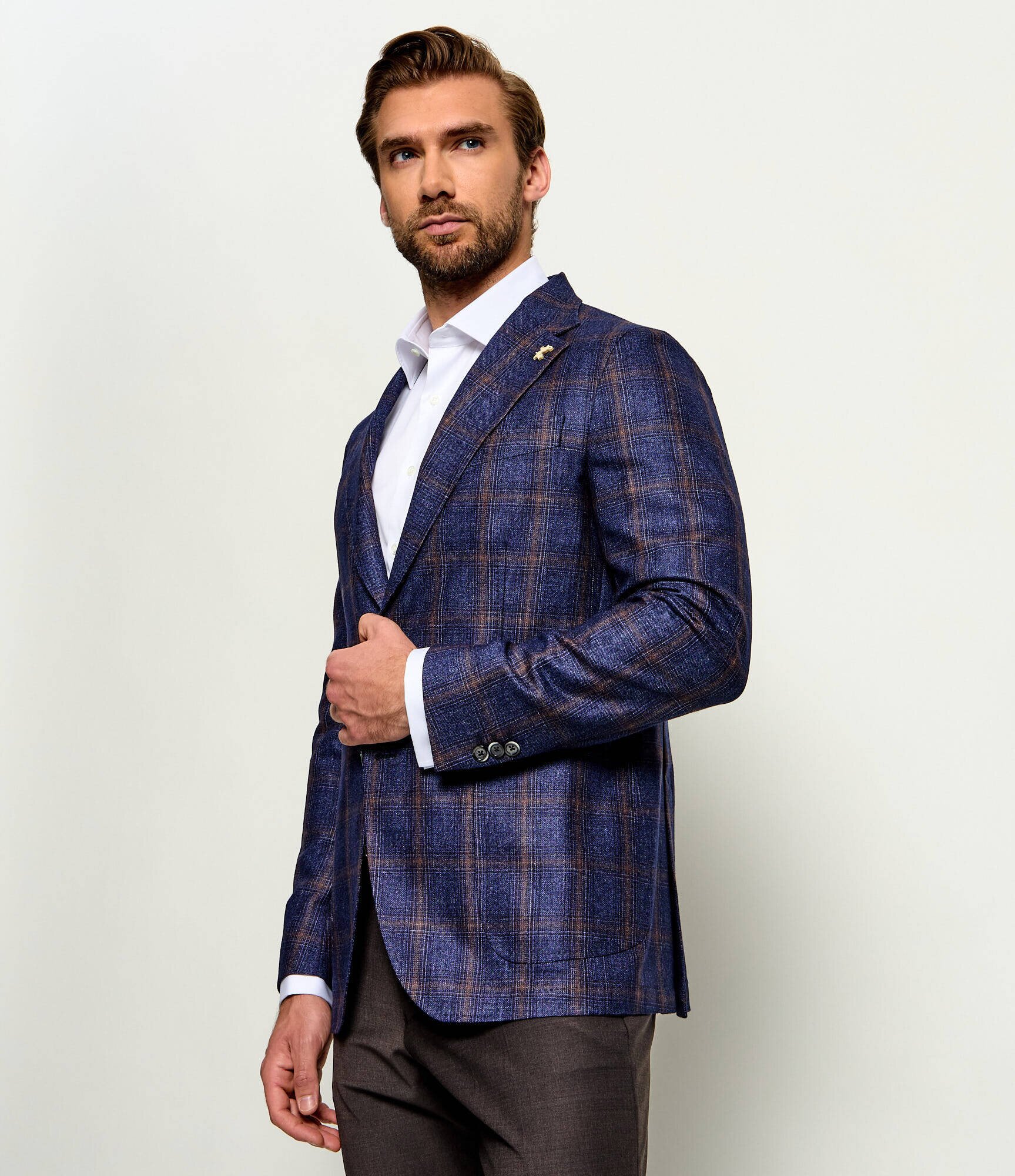 Tombolini De lână sacou | regular fit cu adaos de mătase