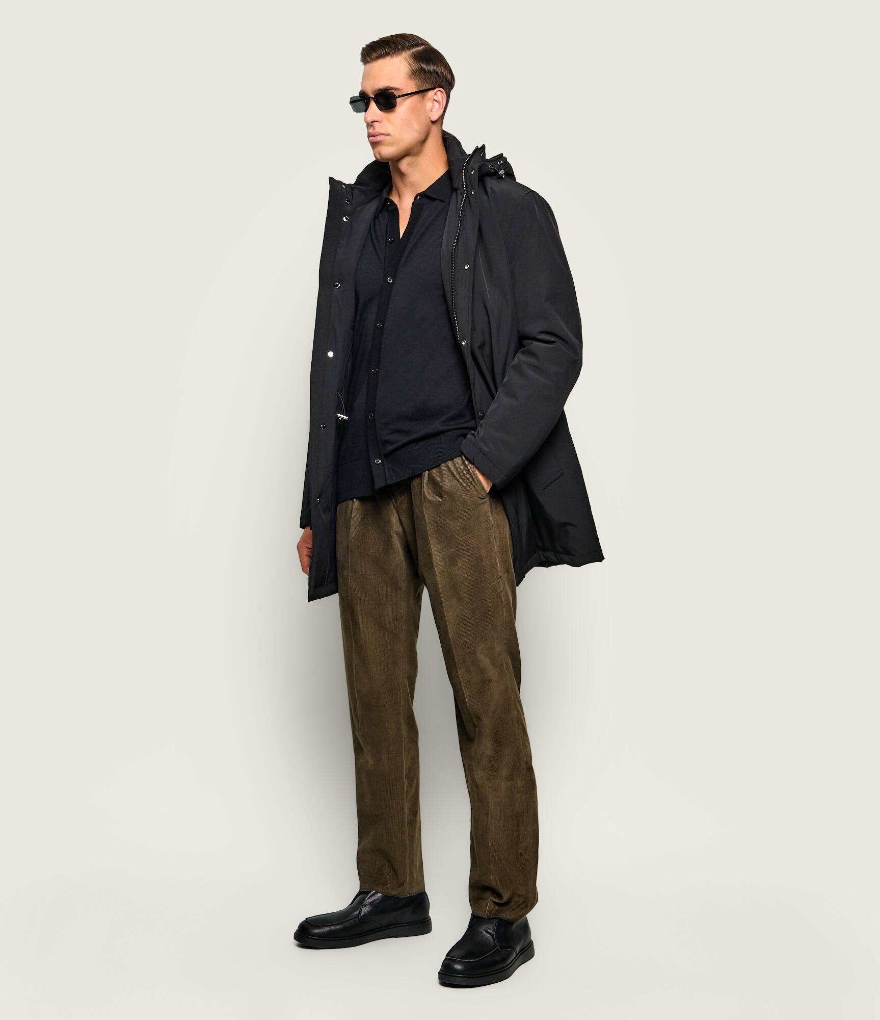 Tombolini Pantaloni | Tapered fit | catifea reiată