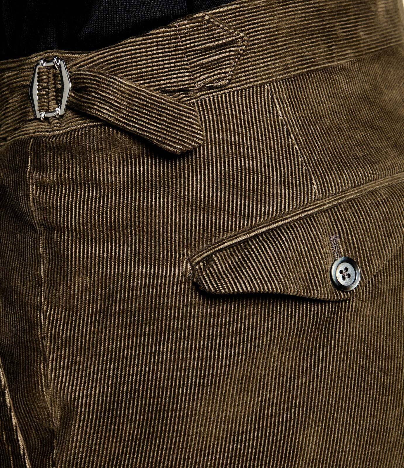 Tombolini Pantaloni | Tapered fit | catifea reiată