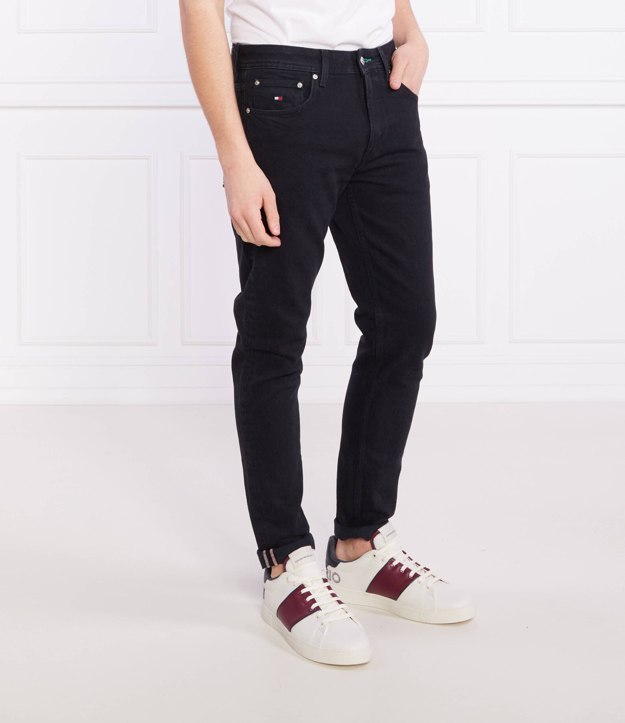 Tommy Hilfiger Blugi THXSM THE SHAWN STR HERO BLACK | Straight fit
